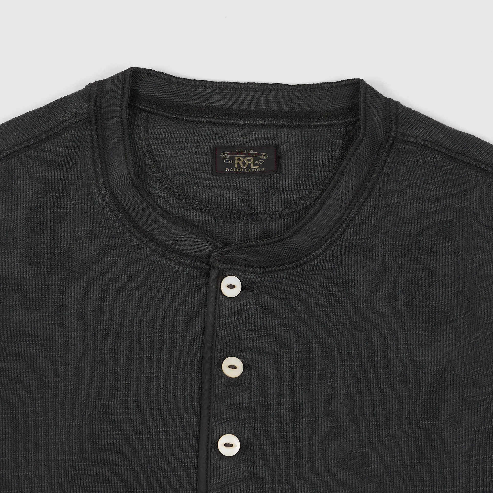 Double RL Ladies Long Sleeve Henley Shirt sold by DeeCee style product image thumbnail 3