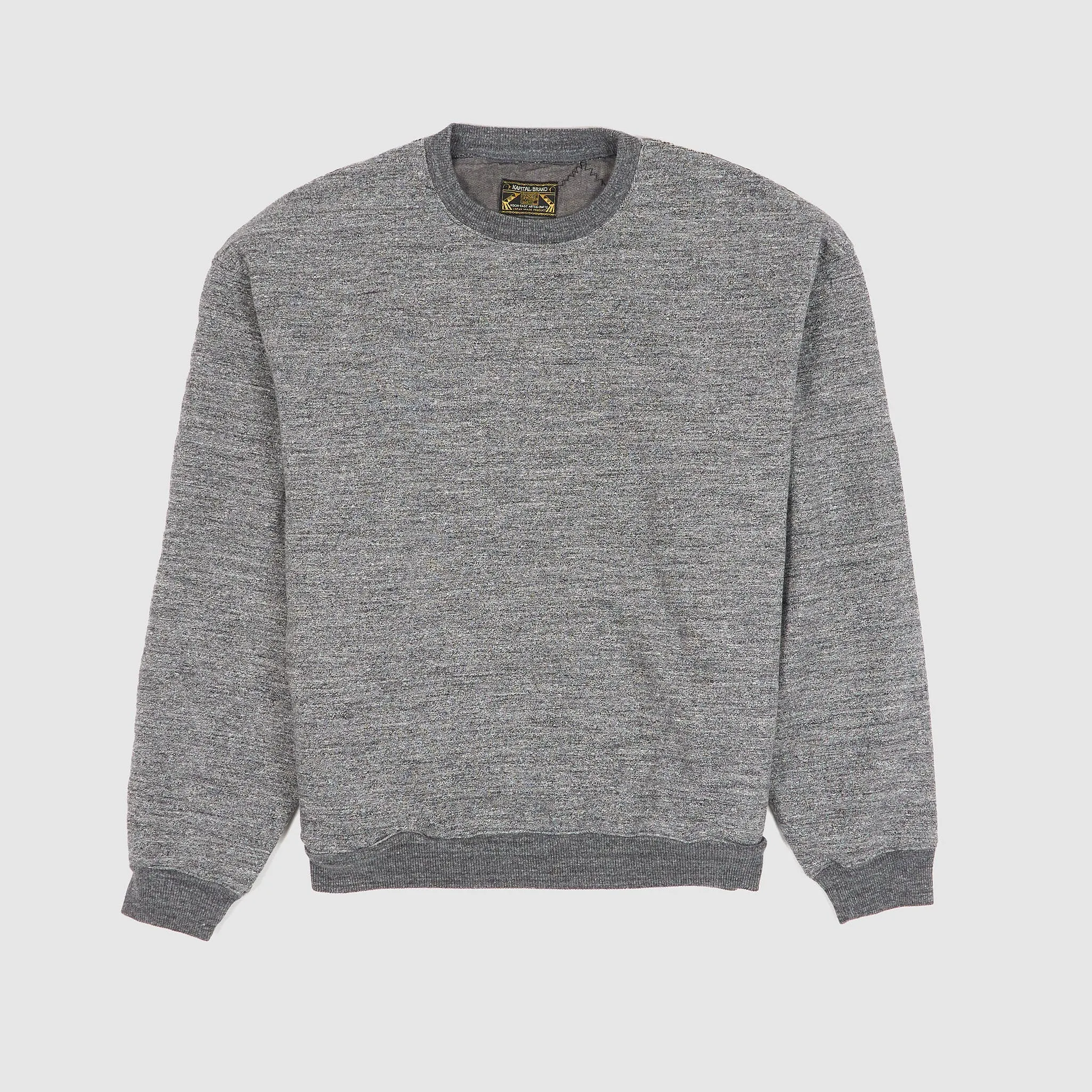 Kapital Kountry Rainbowy Back Quilted Crew Neck Sweatshirt sold by DeeCee style