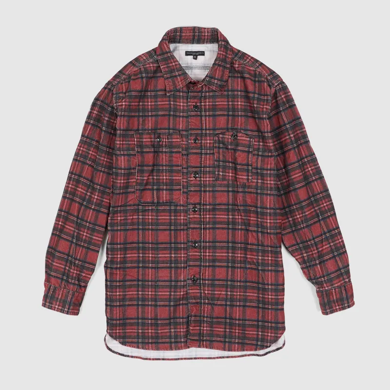 Engineered Garment Long Sleeve Tartan Work Shirt sold by DeeCee style