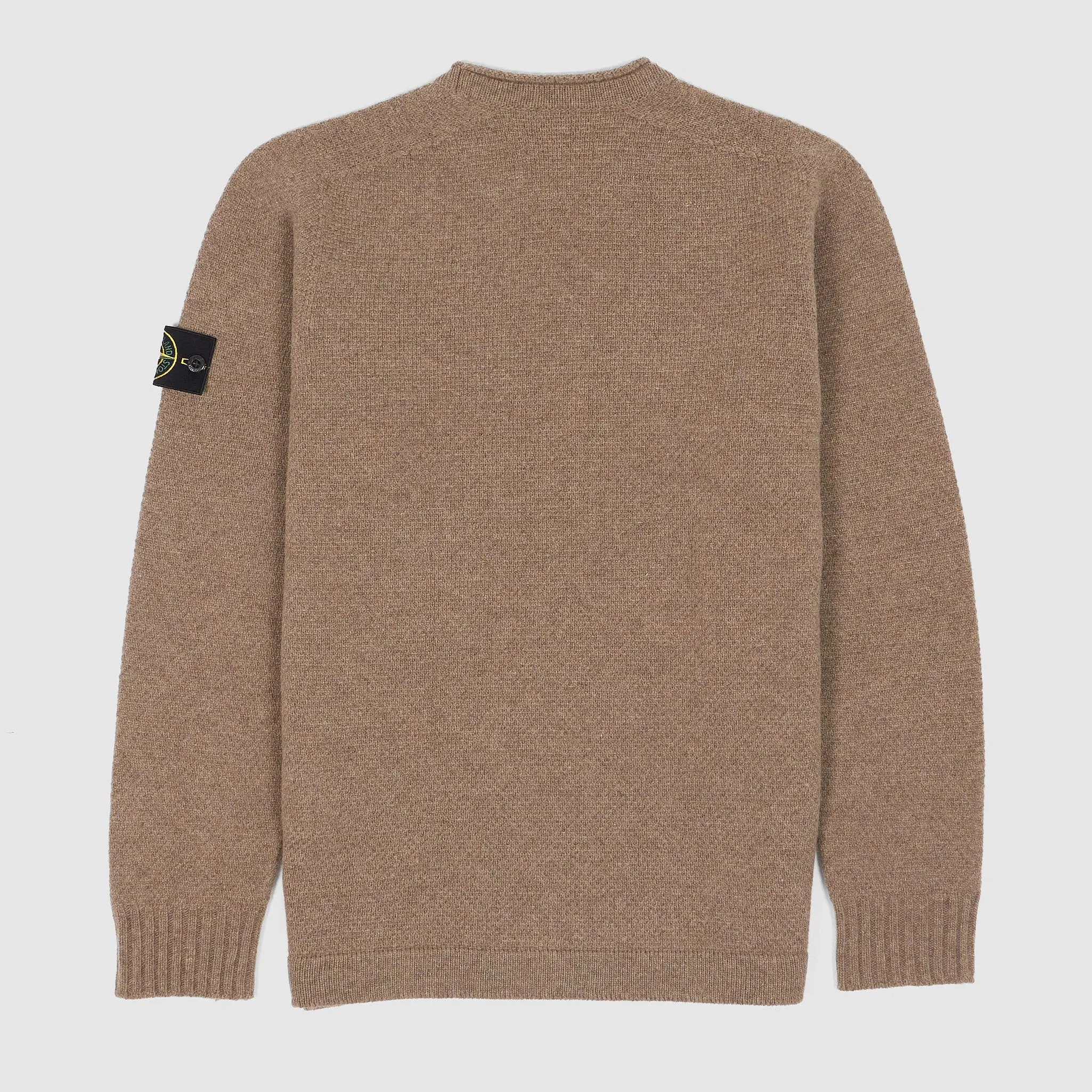 Stone Island Knitted Rolled Crew Neck Basket Knitted Jumper sold by DeeCee style product image thumbnail 2
