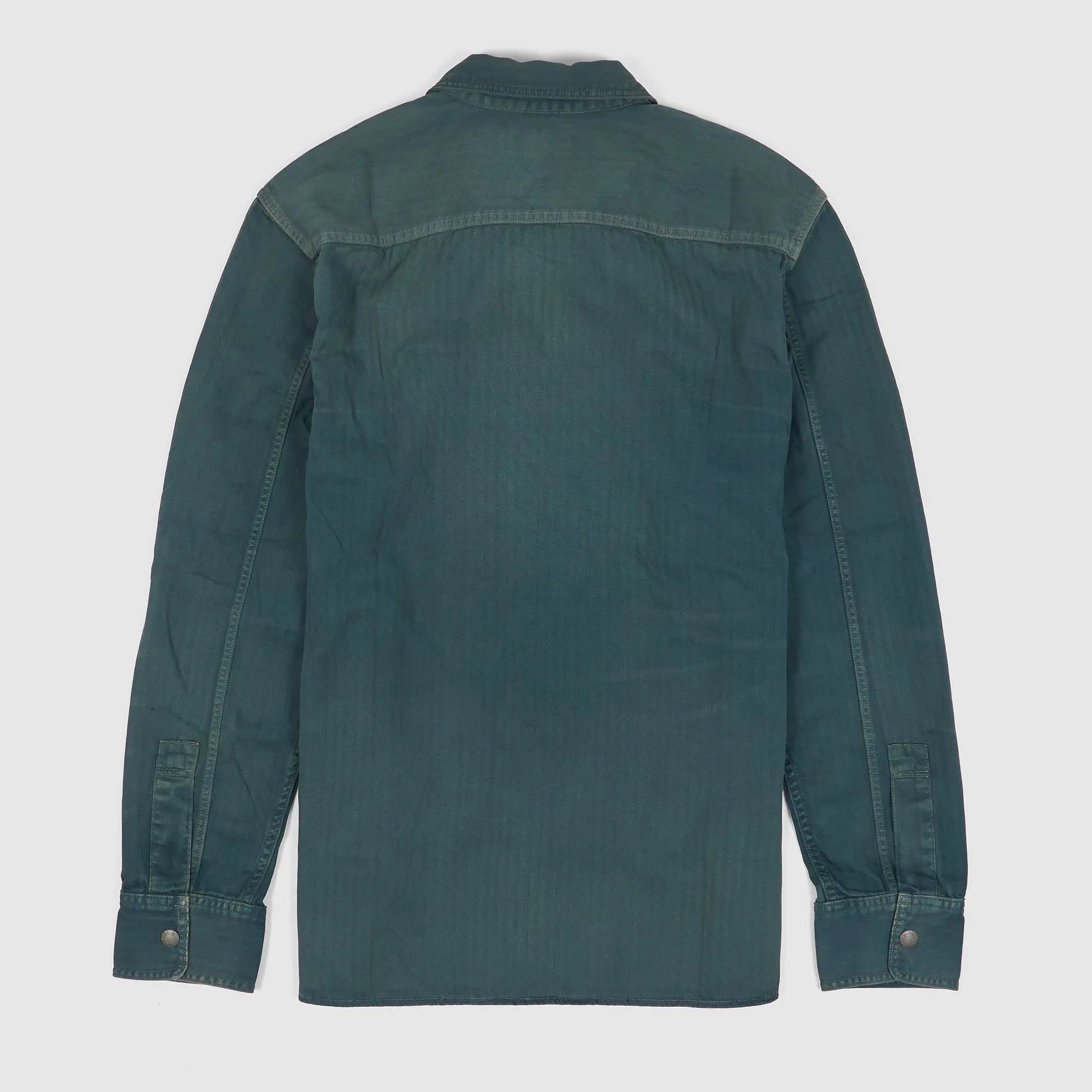 Double RL Long Sleeve Herringbone Work Shirt sold by DeeCee style product image thumbnail 2