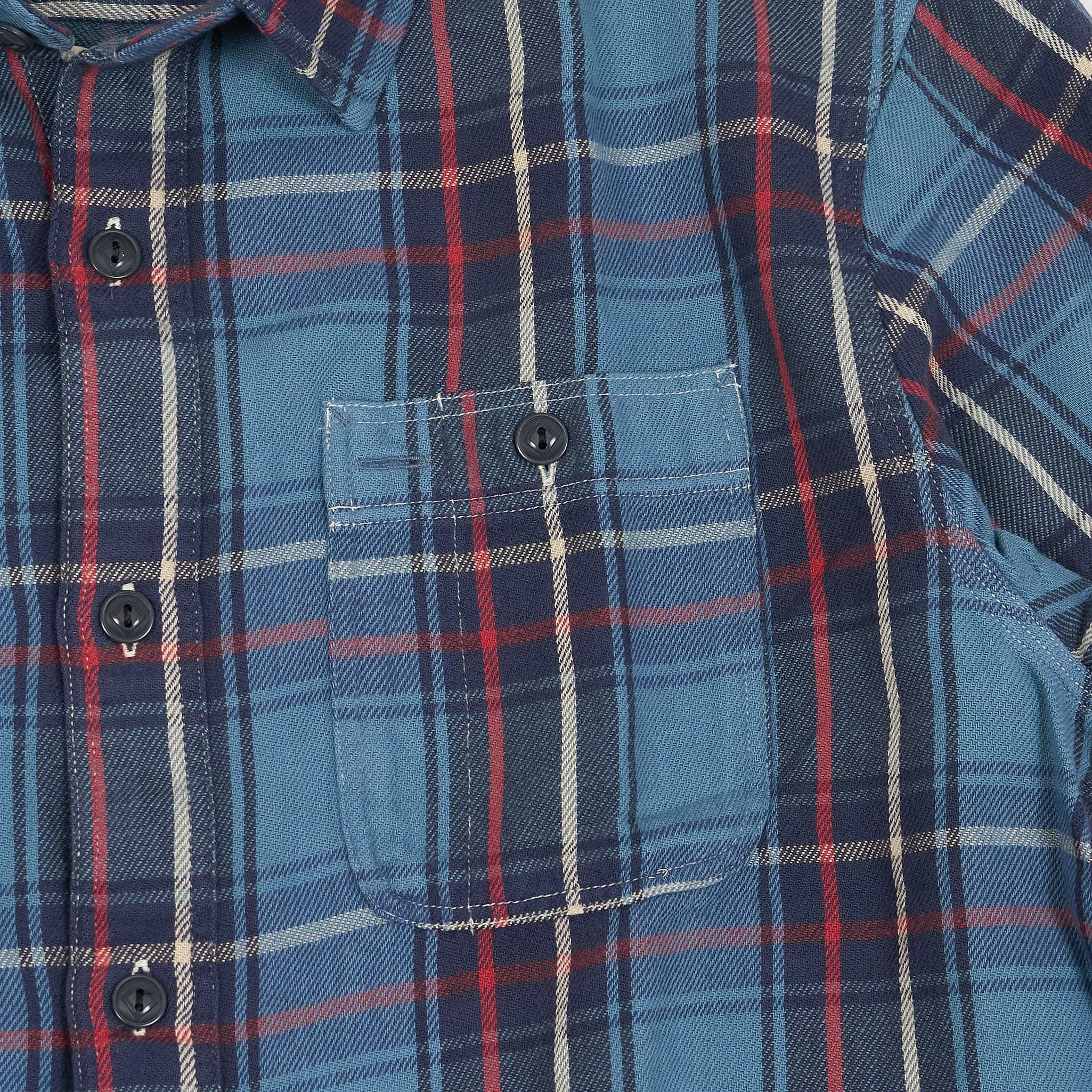 Double RL Long Sleeve Plaid Work Shirt sold by DeeCee style product image thumbnail 4