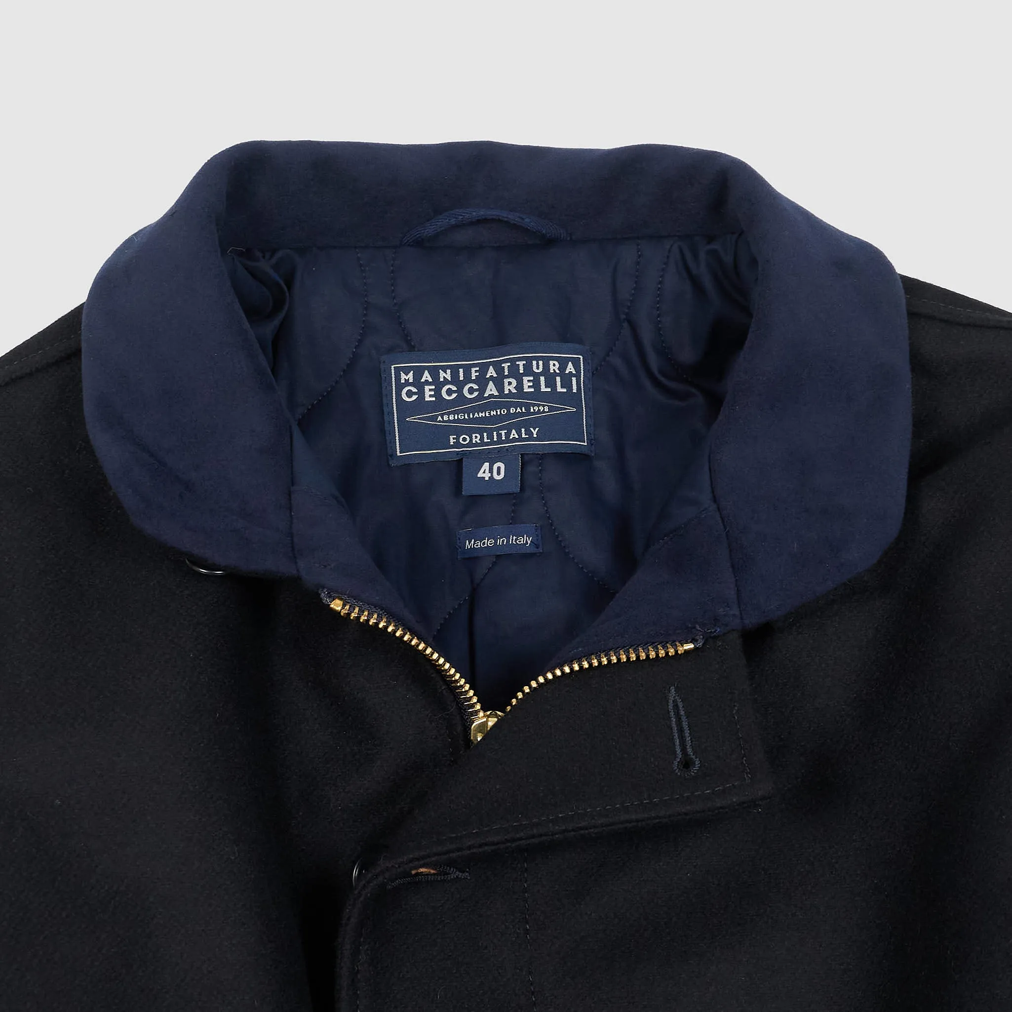 Manifattura Ceccarelli Wool Plaid N-1 Deck Jacket sold by DeeCee style product image thumbnail 3