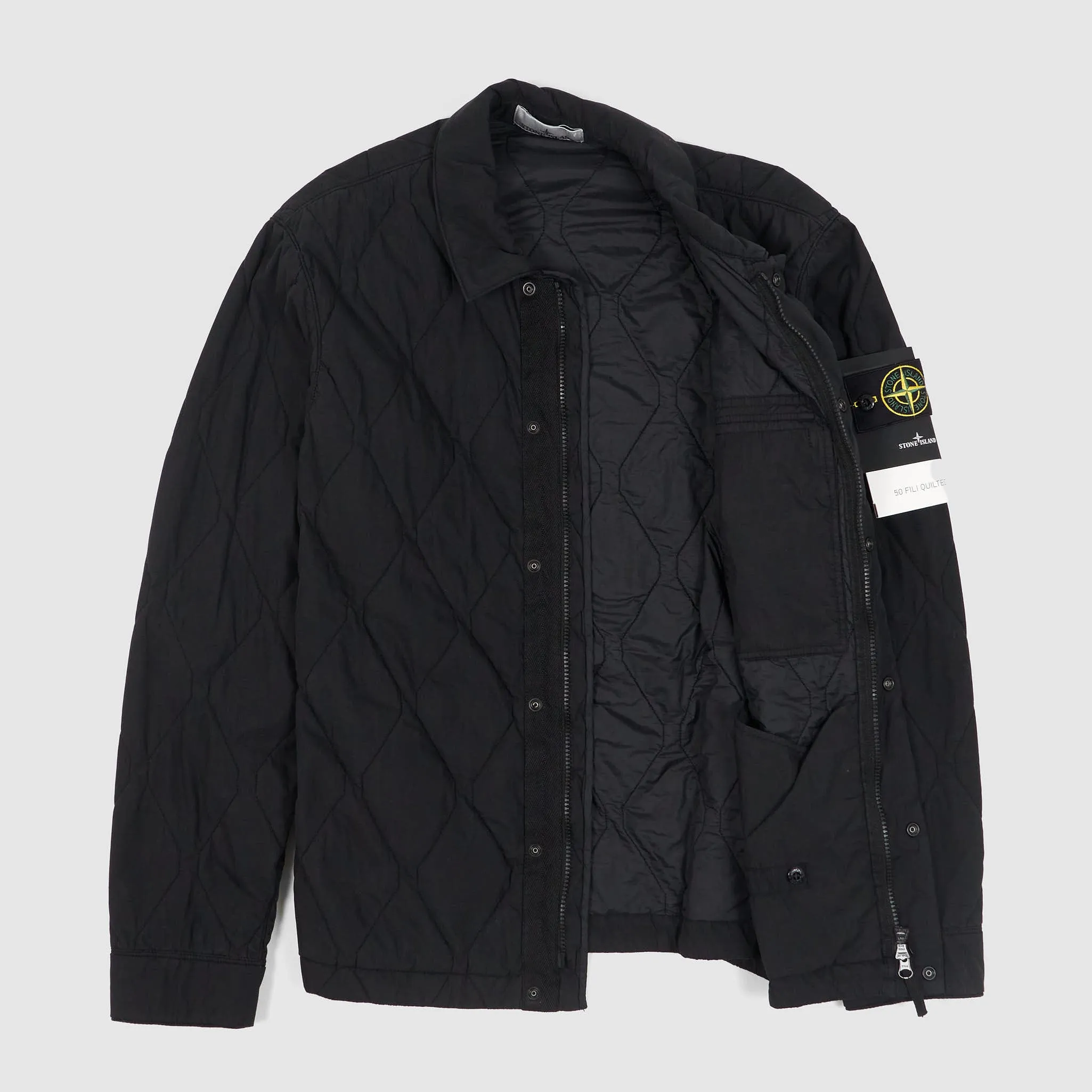 Stone Island 50 Filli Quilted TC Overshirt Jacket sold by DeeCee style product image thumbnail 2