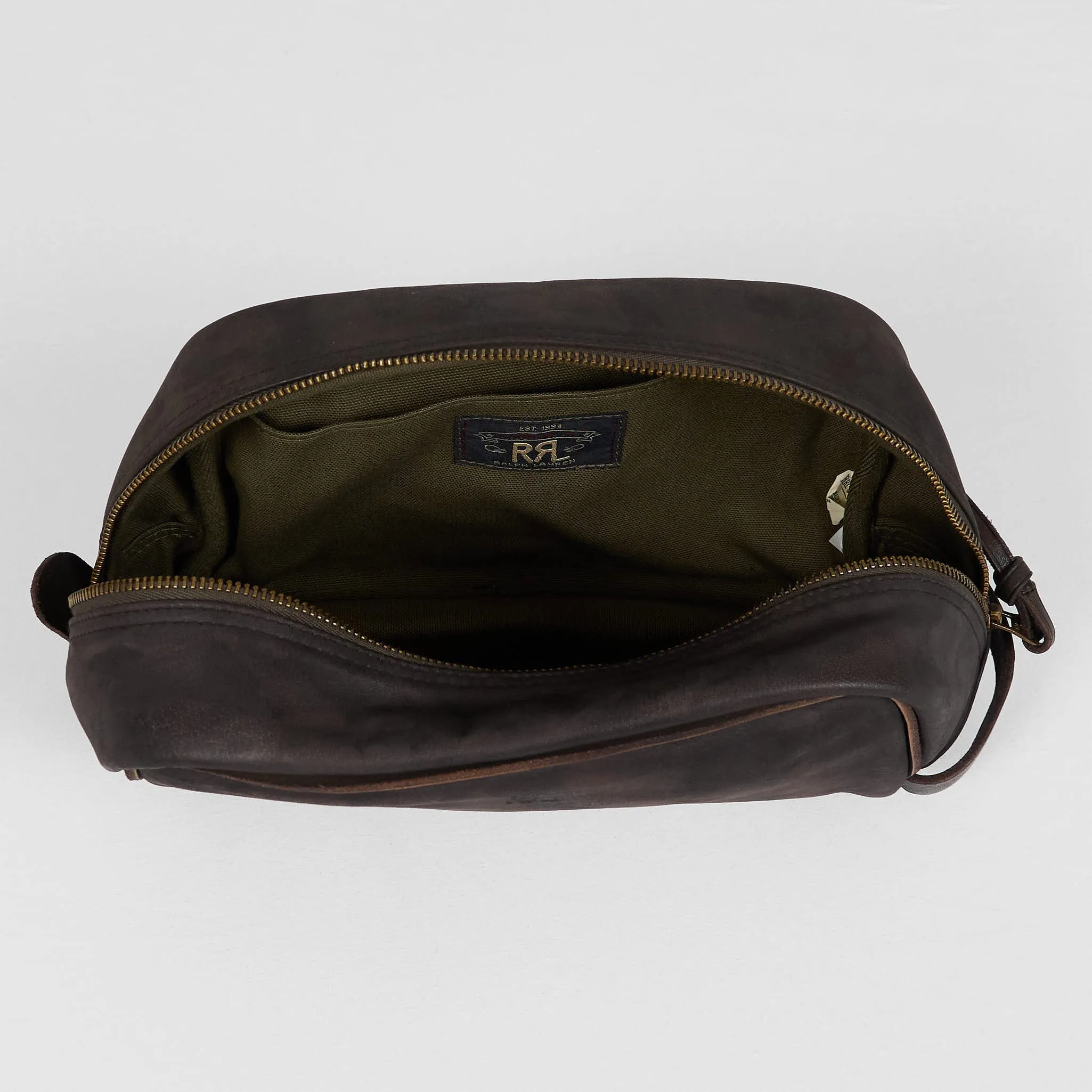 Double RL Leather Travel Case sold by DeeCee style product image thumbnail 5