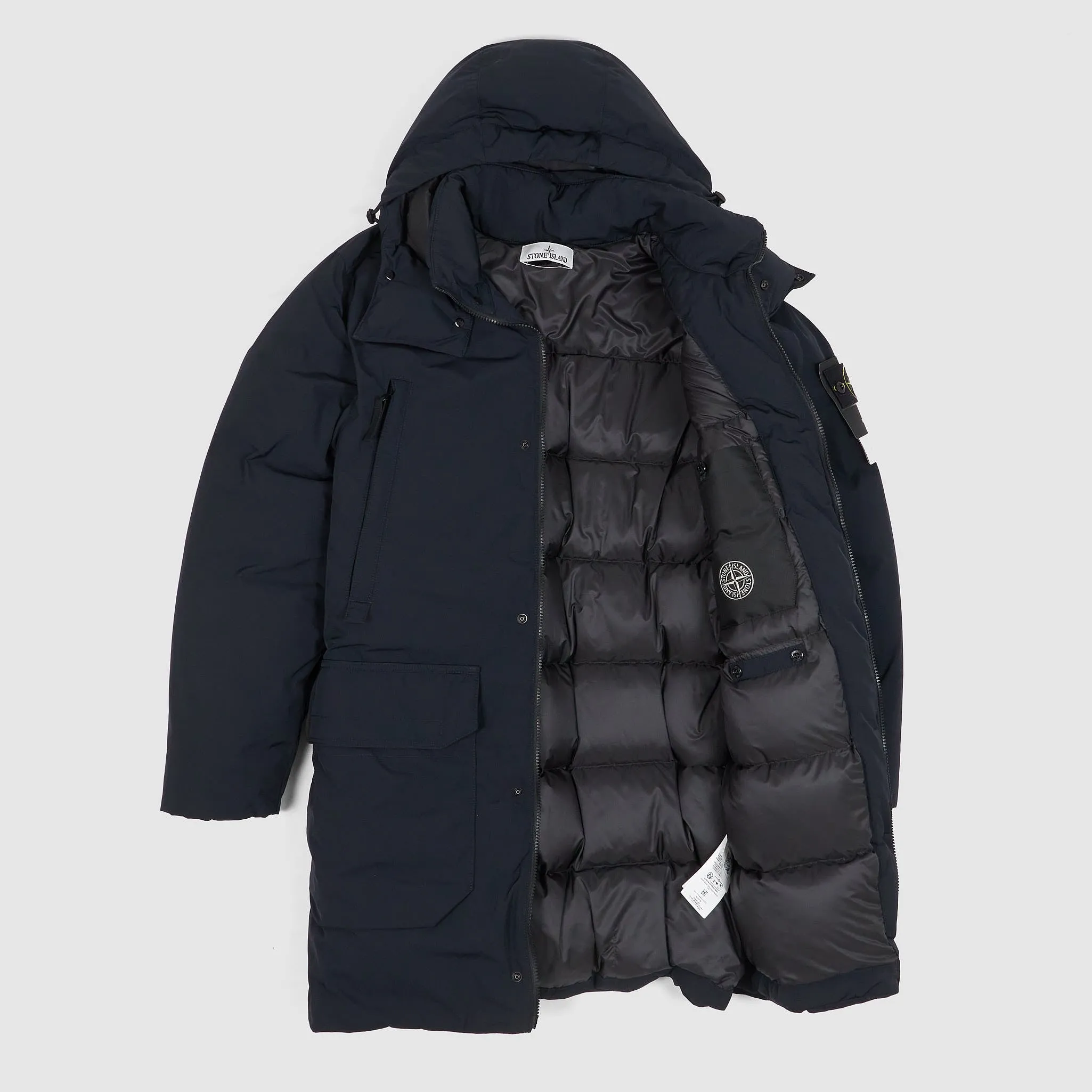 Stone Island Hooded Down Micro Twill Jacket sold by DeeCee style product image thumbnail 2