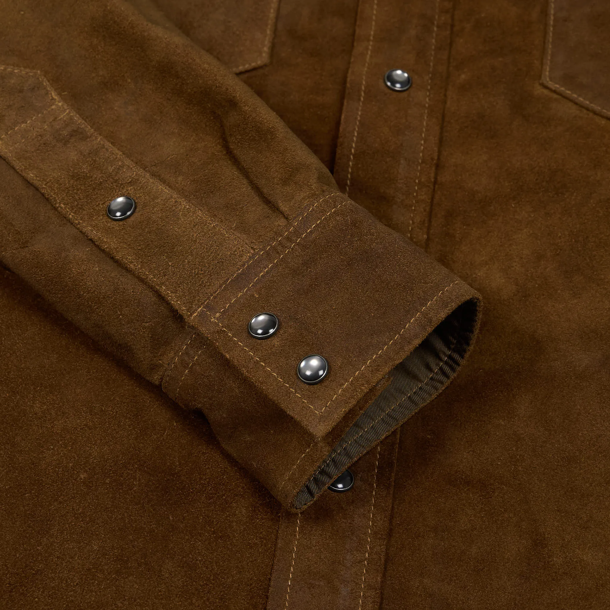 Double RL Leather Overshirt Jacket sold by DeeCee style product image thumbnail 5