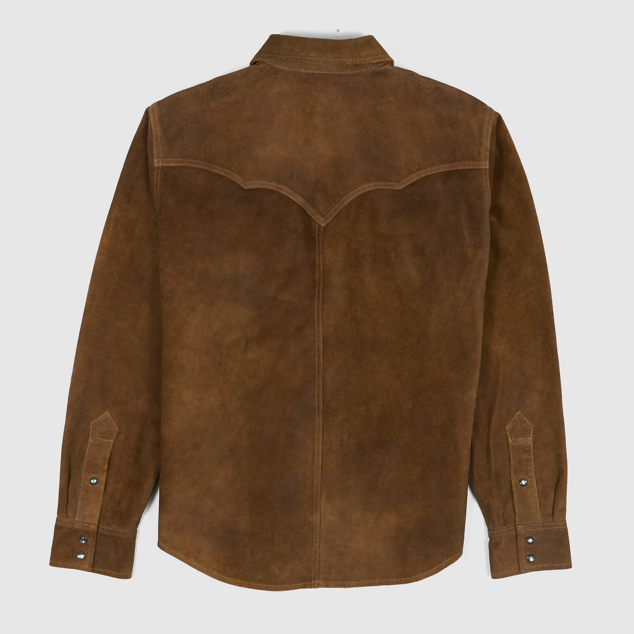 Double RL Leather Overshirt Jacket sold by DeeCee style product image thumbnail 3