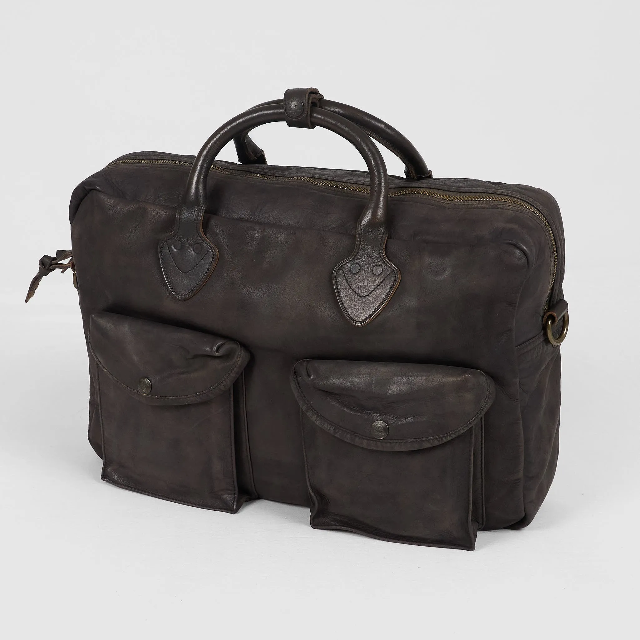 Double RL Leather Brief Case Medium sold by DeeCee style product image thumbnail 2