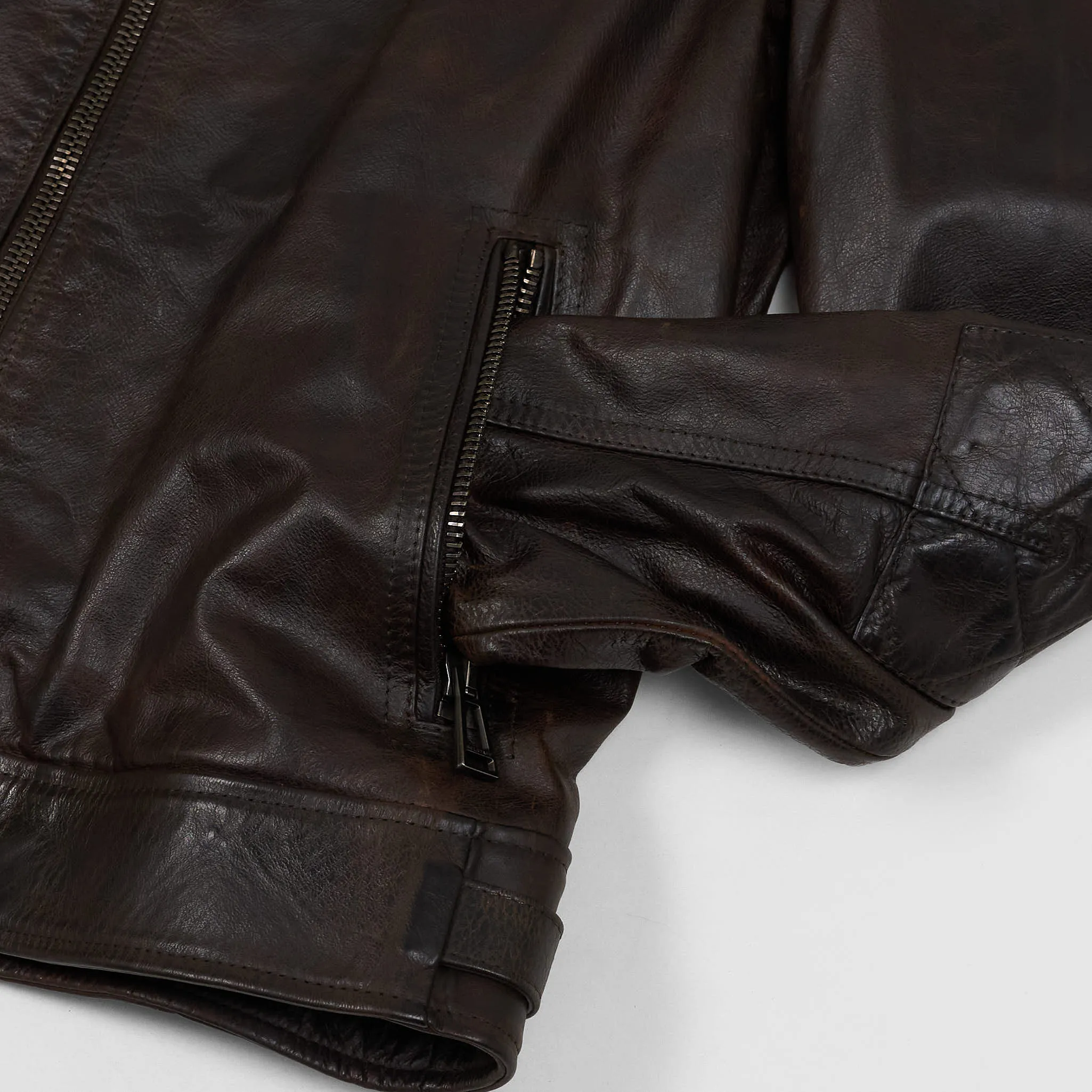 Belstaff Legacy Outlaw Cafe Racer Leather Jacket Wool Lining sold by DeeCee style product image thumbnail 5