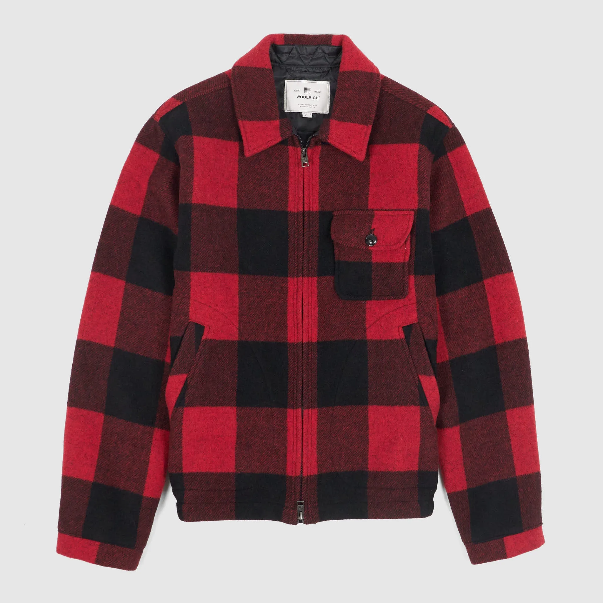 Woolrich Buffalo Plaid Archive Overshirt Jacket sold by DeeCee style