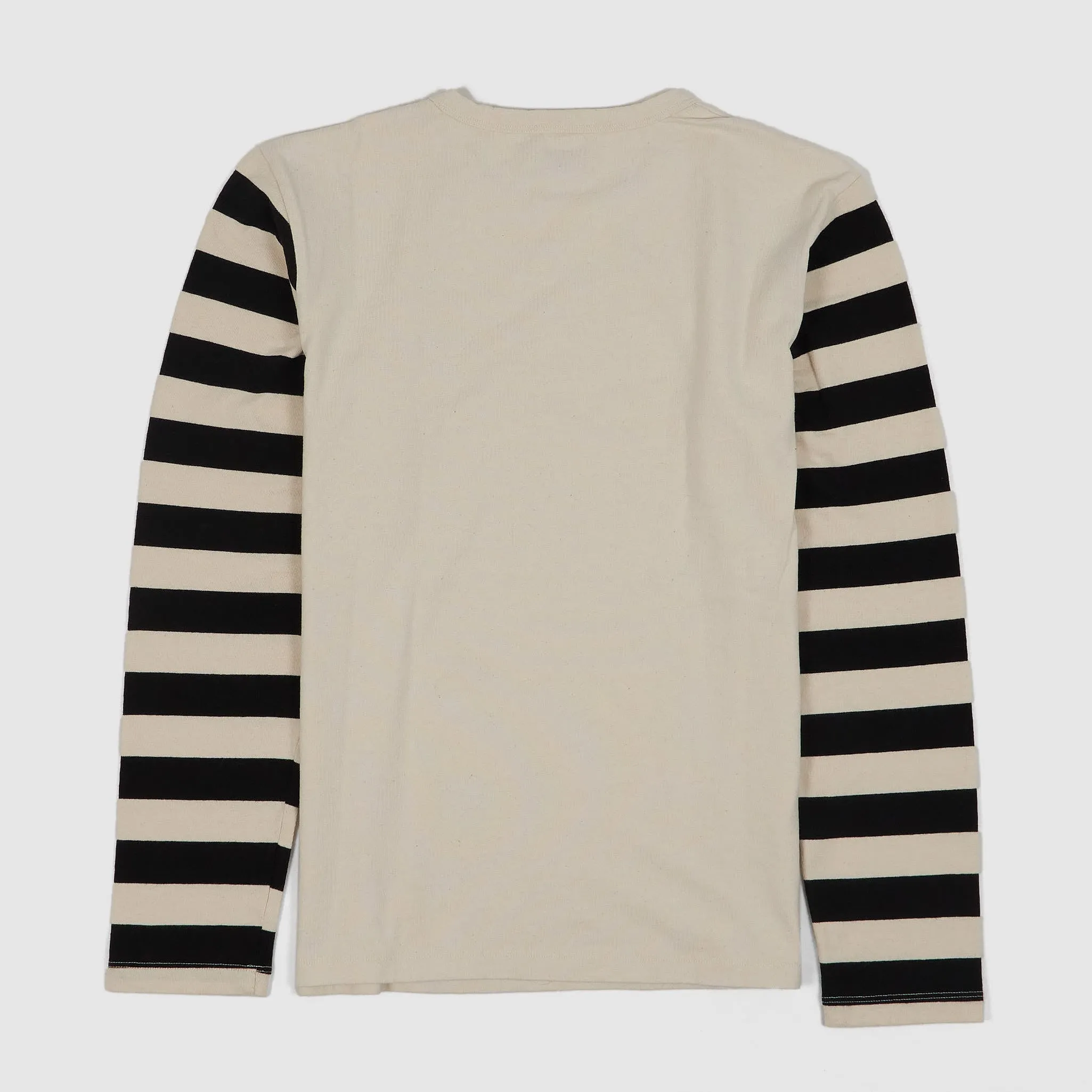 Freenote Cloth Shifter Stripes Long Sleeve Crew Neck T-Shirt sold by DeeCee style product image thumbnail 2