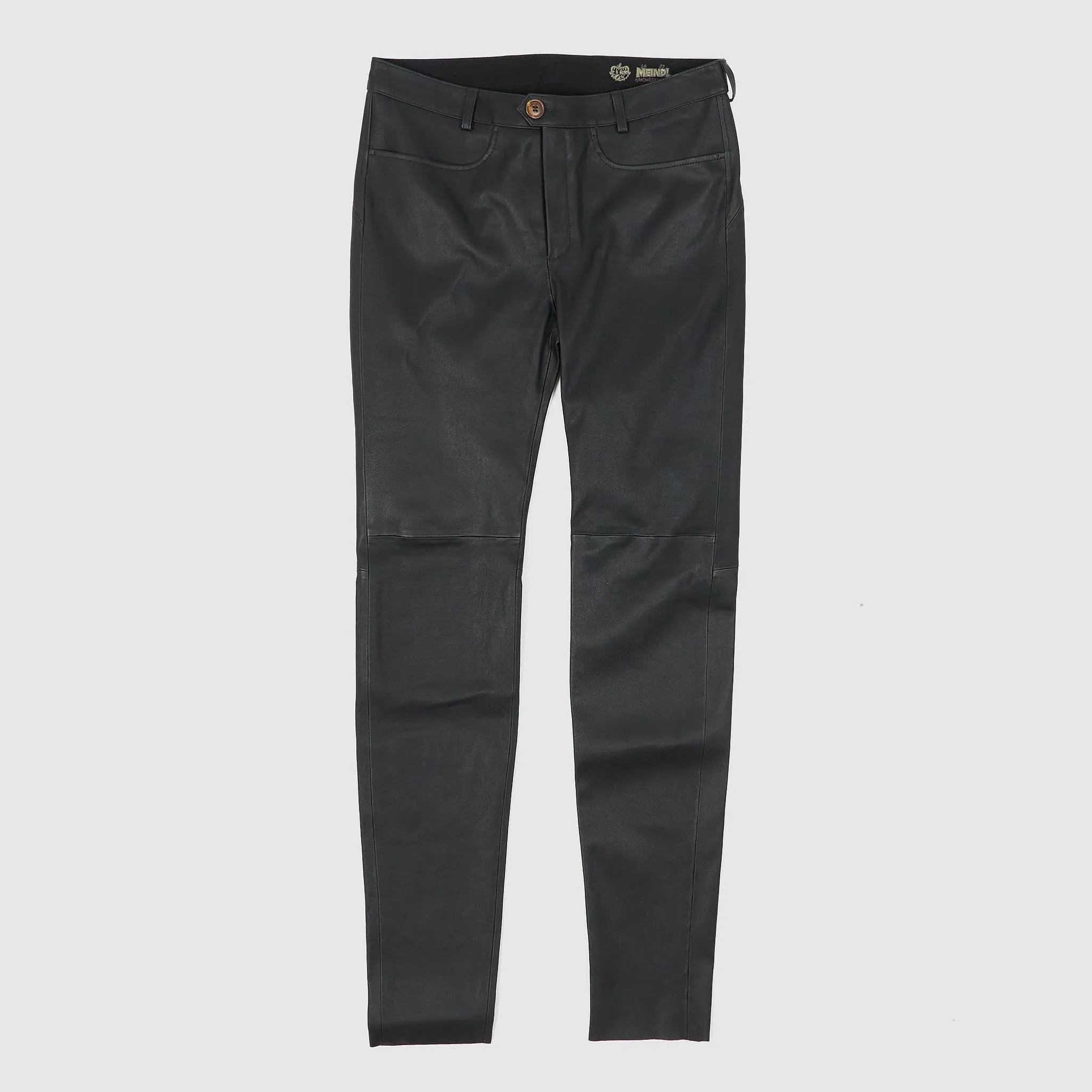 Meindl Ladies 2-Pocket Agatha Nappa Leather Stretch Pants sold by DeeCee style