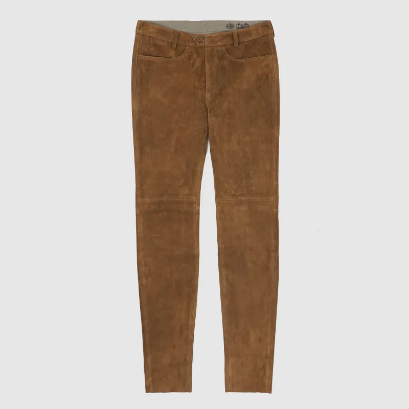 Meindl  Ladies Slim Fitted Leather Pants sold by DeeCee style