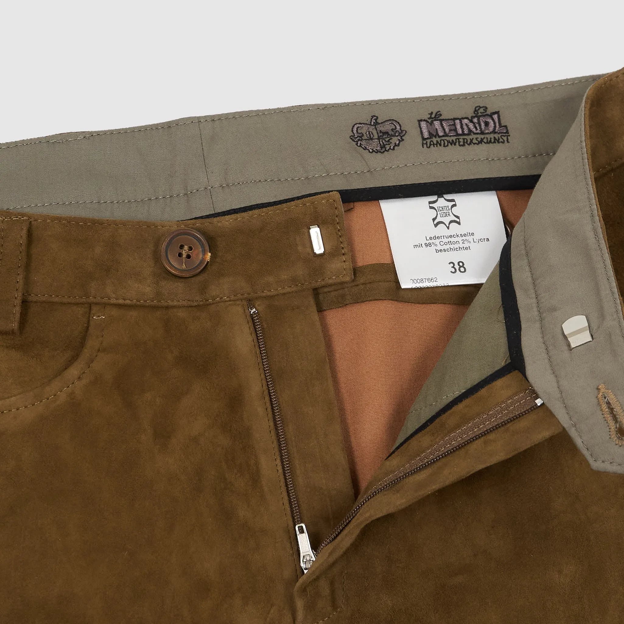 Meindl Ladies Slim Fitted Leather Pants sold by DeeCee style product image thumbnail 4