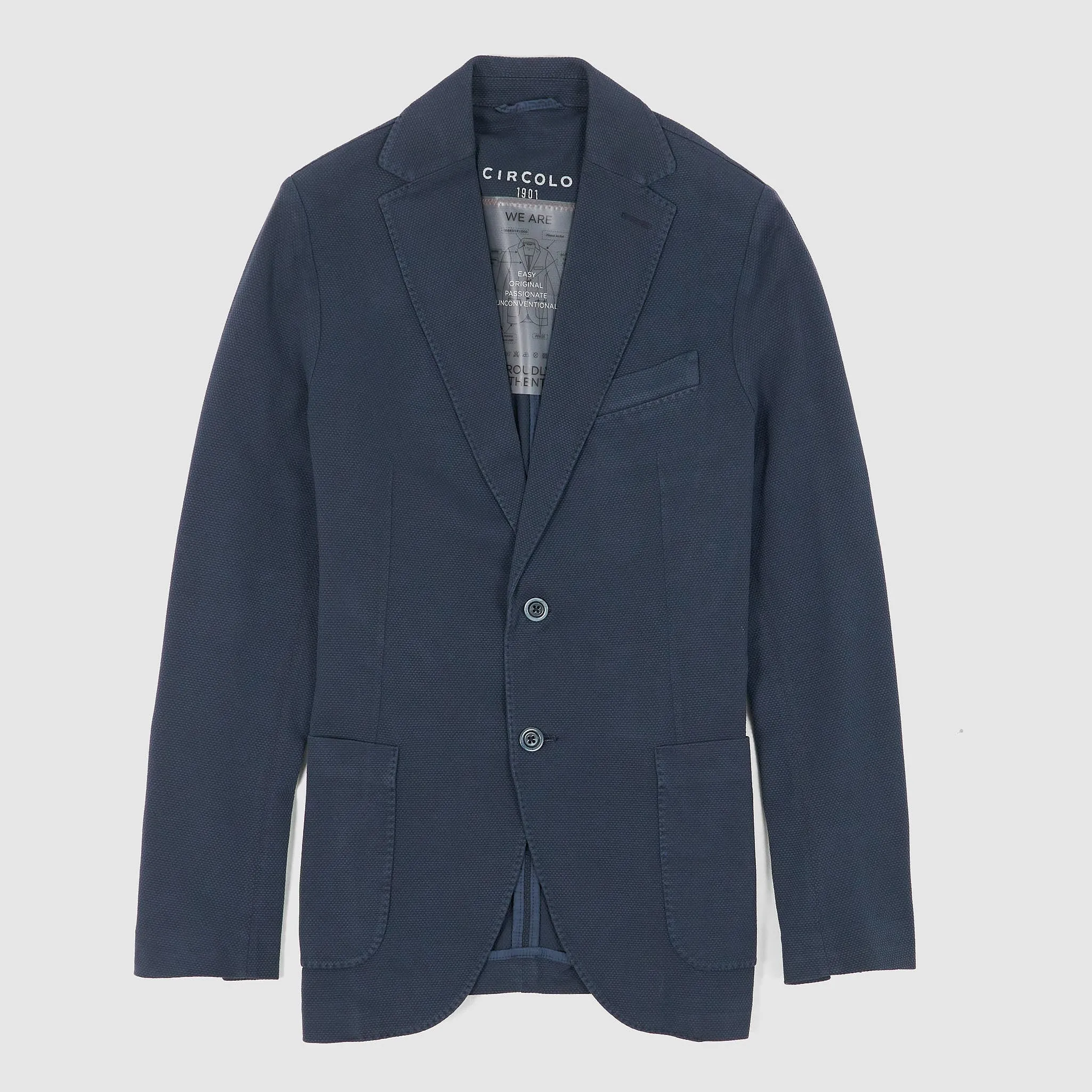 Circolo 1901 Oxford Men's Easy Blazer sold by DeeCee style