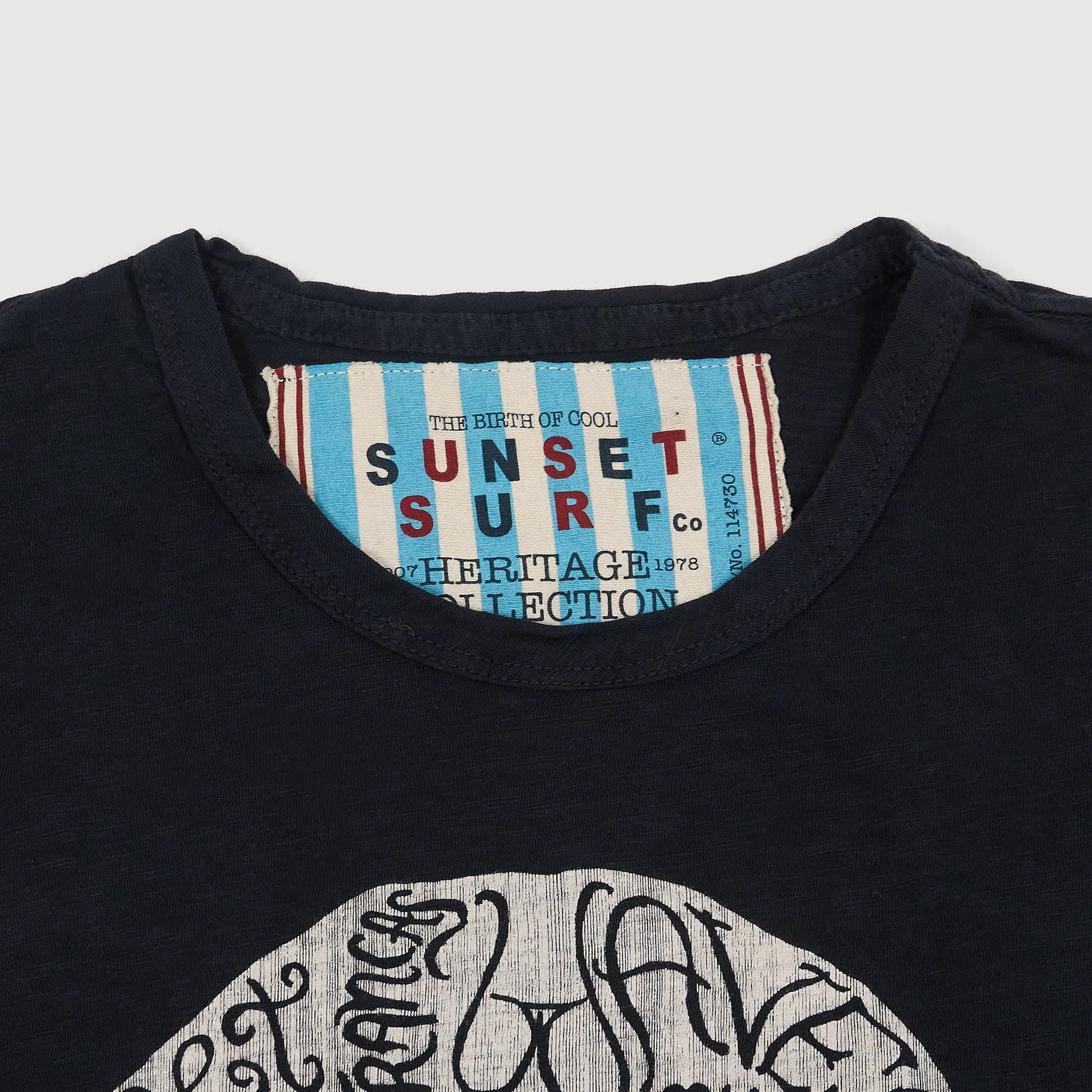 Johnson Motors Inc. Sunset Surf Surf Skull Crew Neck T- Shirt sold by DeeCee style product image thumbnail 2