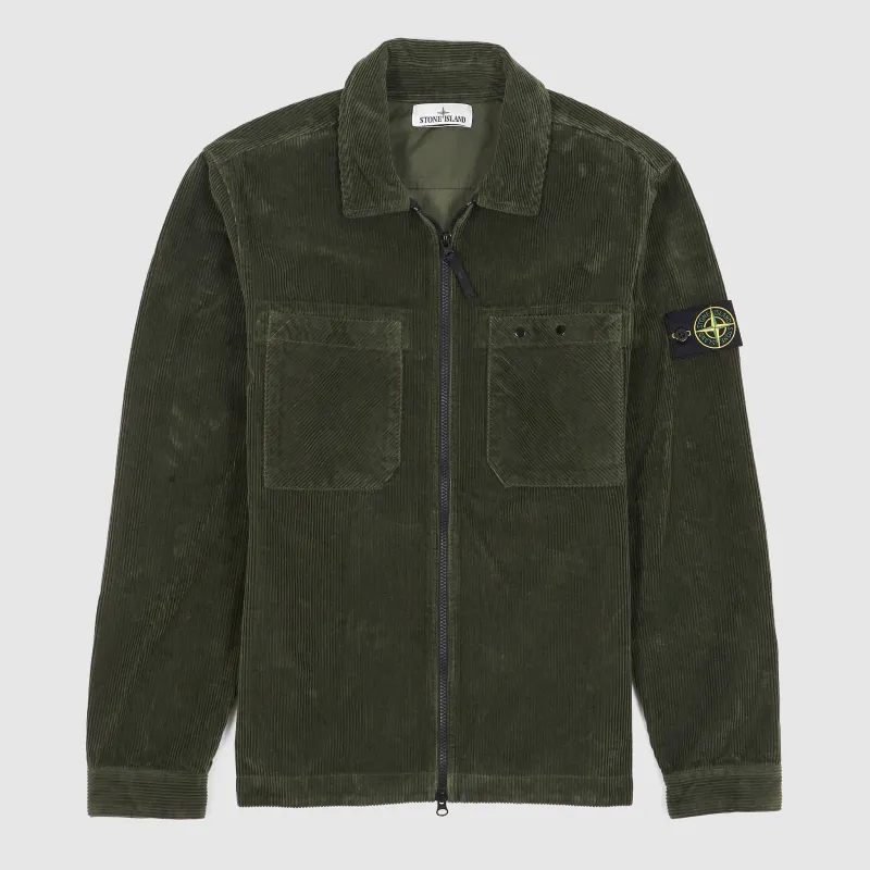 Stone Island Corduroy Overshirt sold by DeeCee style
