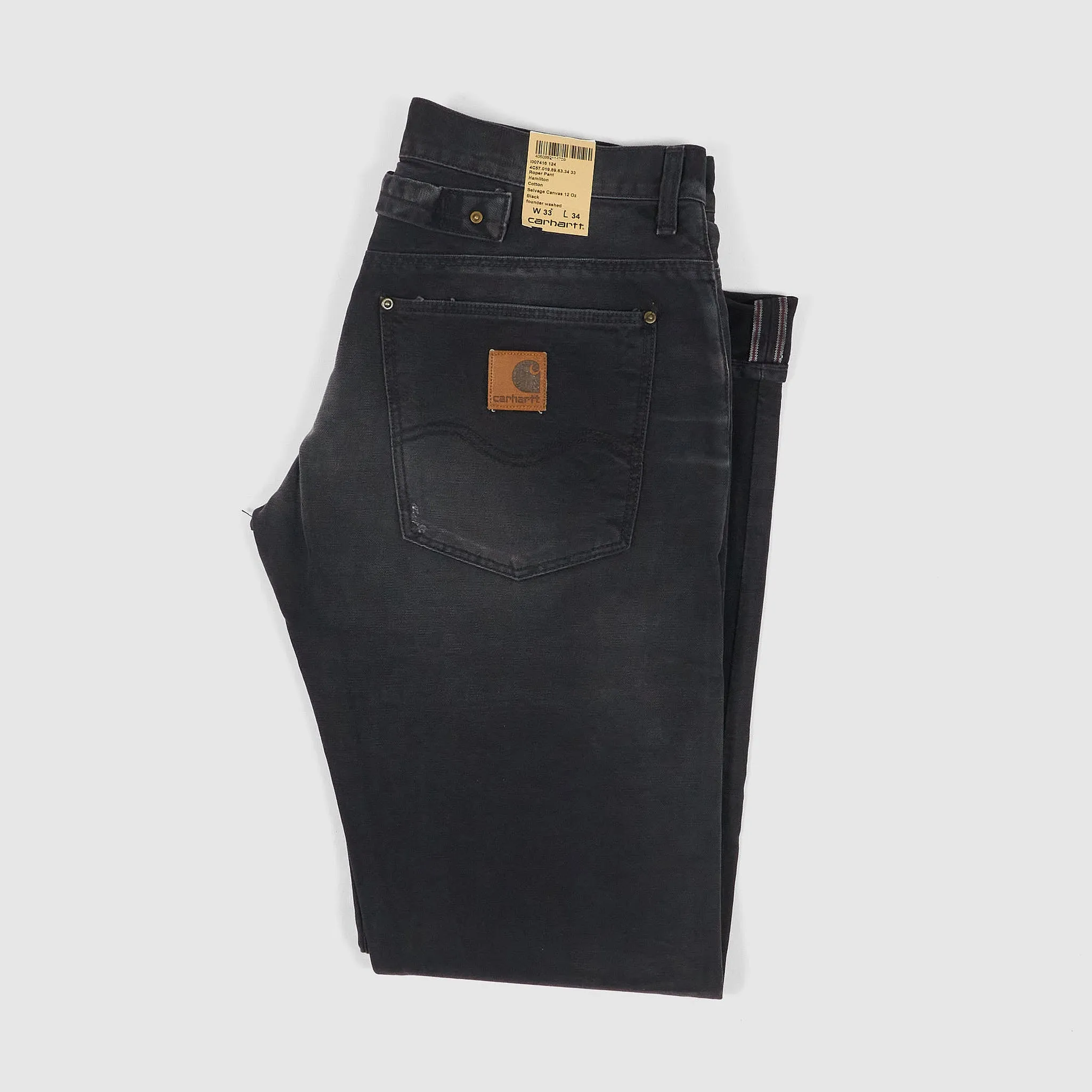 Carhartt Western Roper Selvege Canvas Jeans sold by DeeCee style product image thumbnail 3