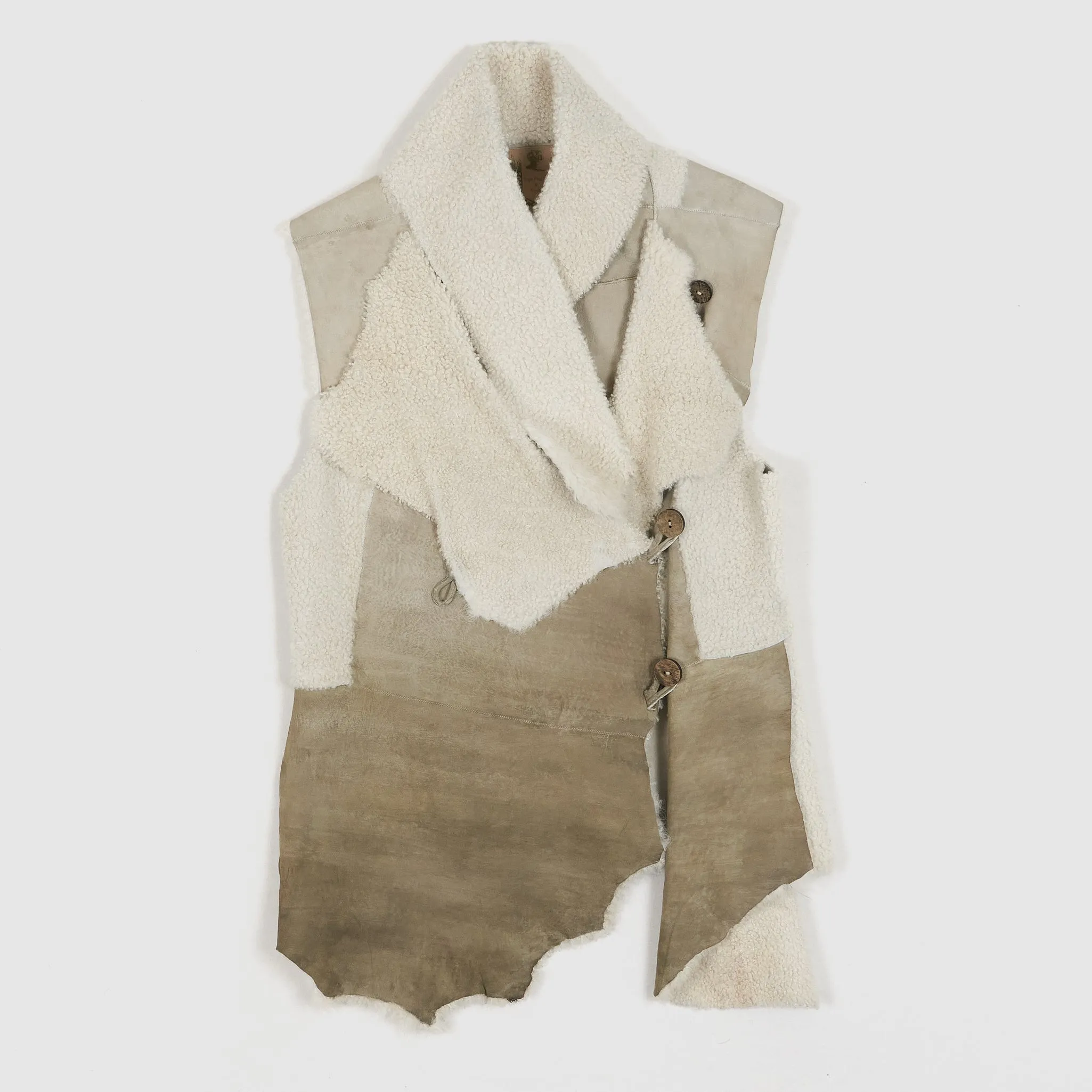 Nigel Preston & Knight Ladies Shearling Vest sold by DeeCee style