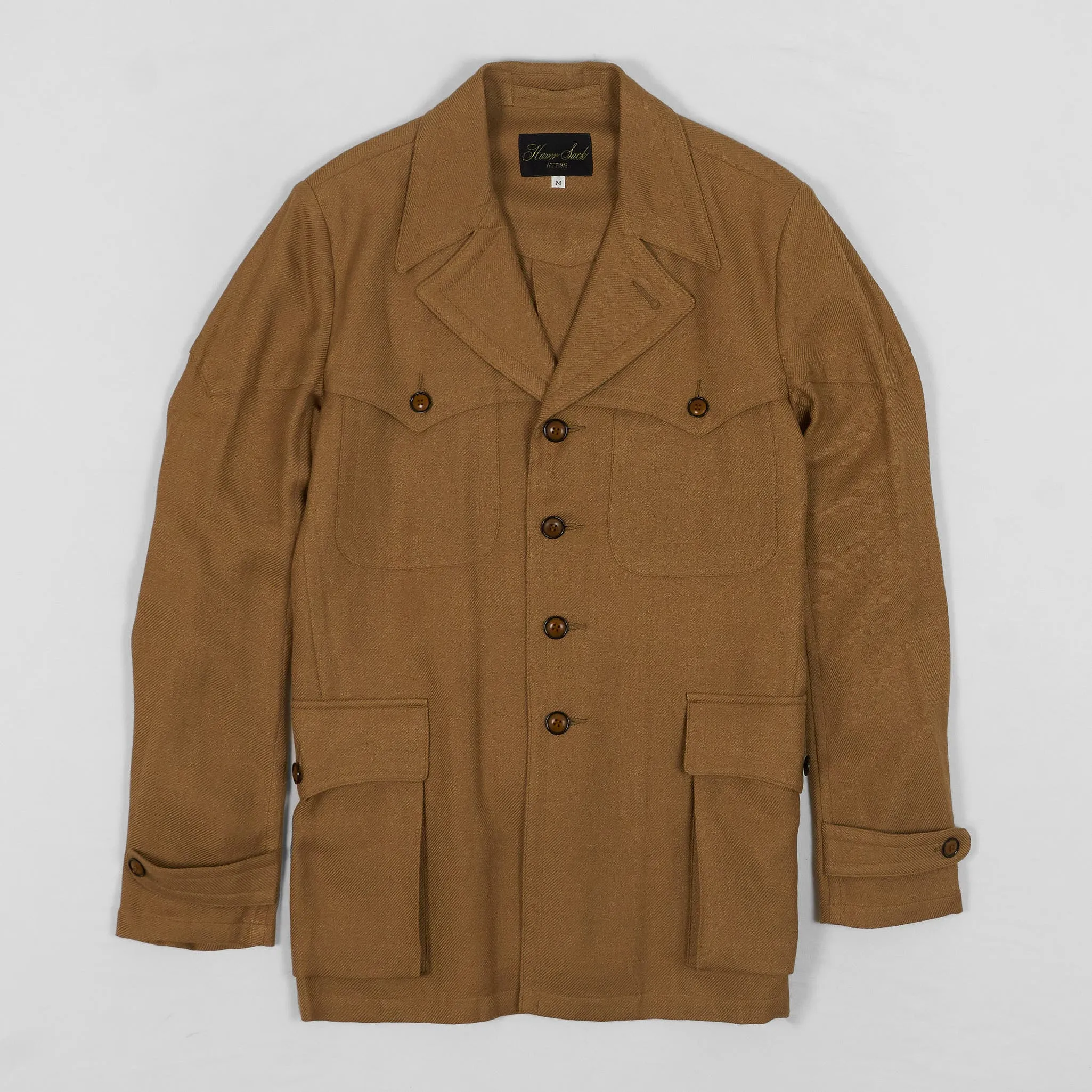 Haver Sack Attire Linen/ Silk Blend Blazer sold by DeeCee style