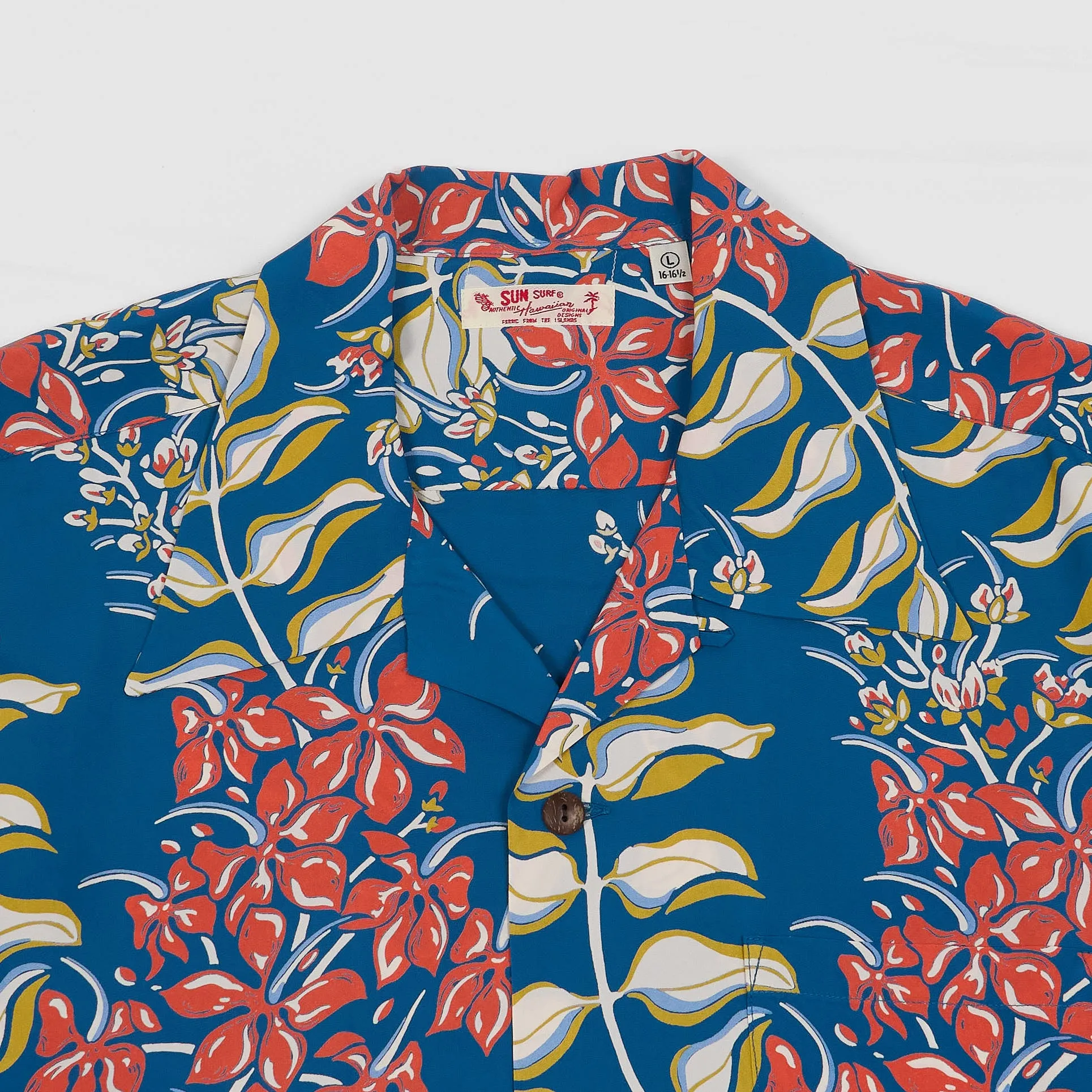 Sun Surf Rayon Flower Hawaiian Shirt sold by DeeCee style product image thumbnail 3