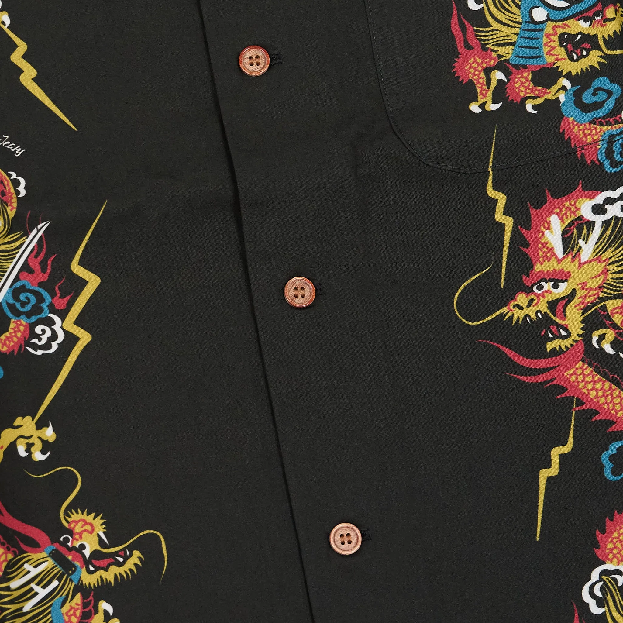 Samurai Jeans Short Sleeve Aloha Hawaiian Shirt sold by DeeCee style product image thumbnail 4