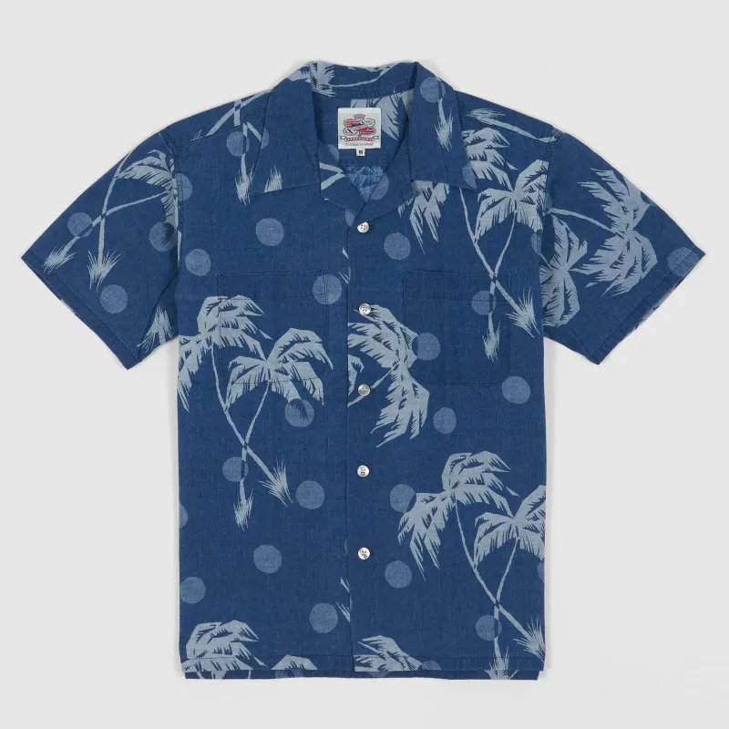 Sun Surf Duke Kahanamoku Palms Cotton Hawaiian Shirt sold by DeeCee style