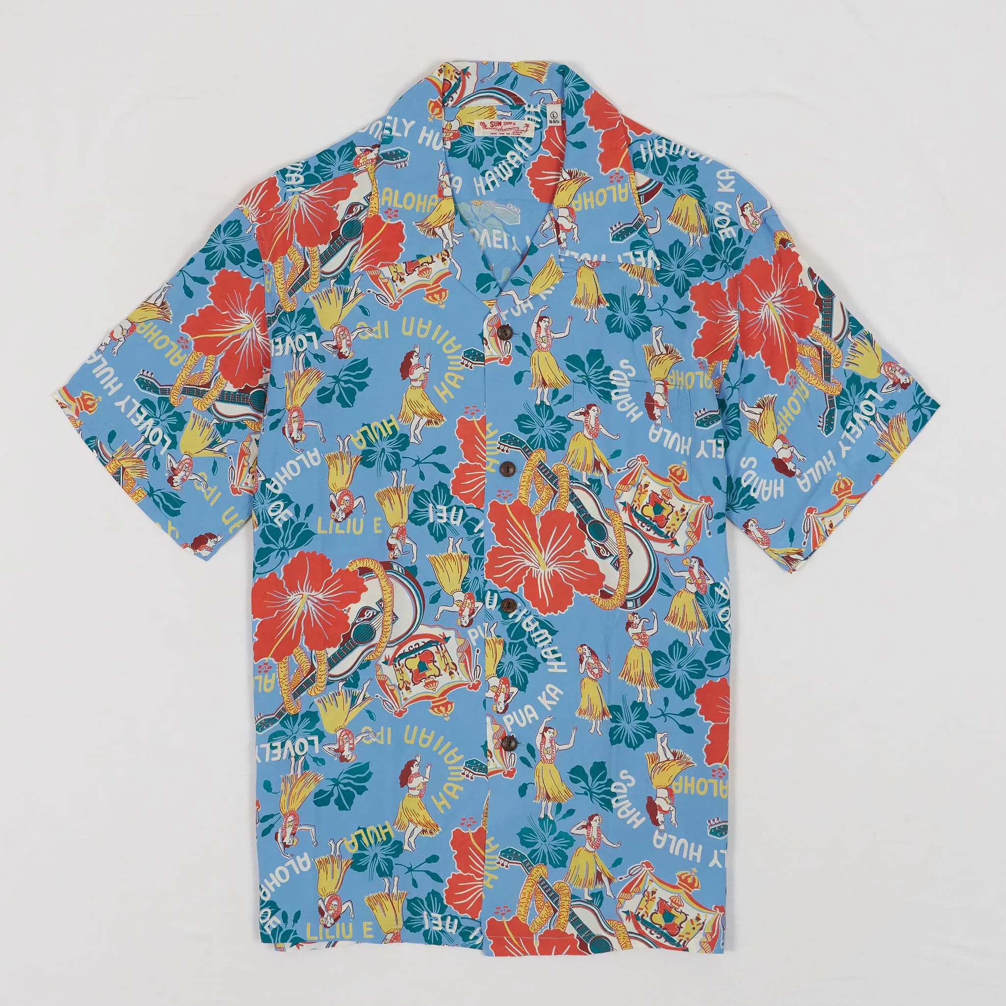 Sun Surf Lovely Hula Girl Hawaiian Shirt sold by DeeCee style