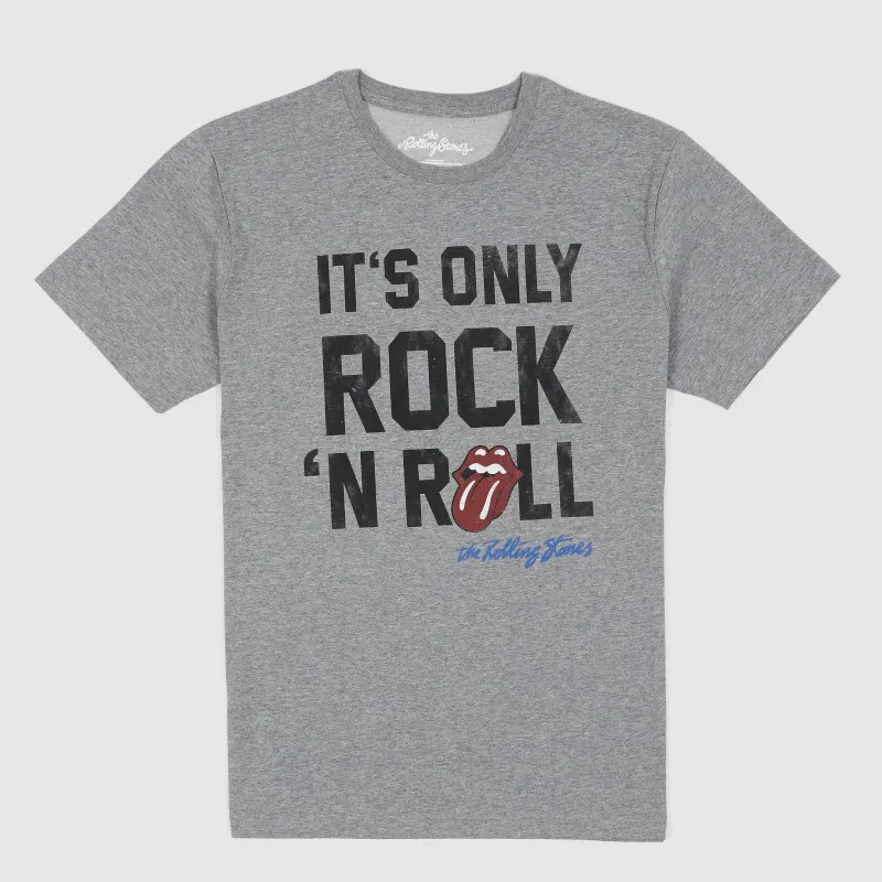 The Rolling Stones 'It's Tee Only Rock N'Roll' Crew Neck T-Shirt sold by DeeCee style