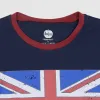 The Beatels Union Jack Ringer Crew Neck T-Shirt sold by DeeCee style