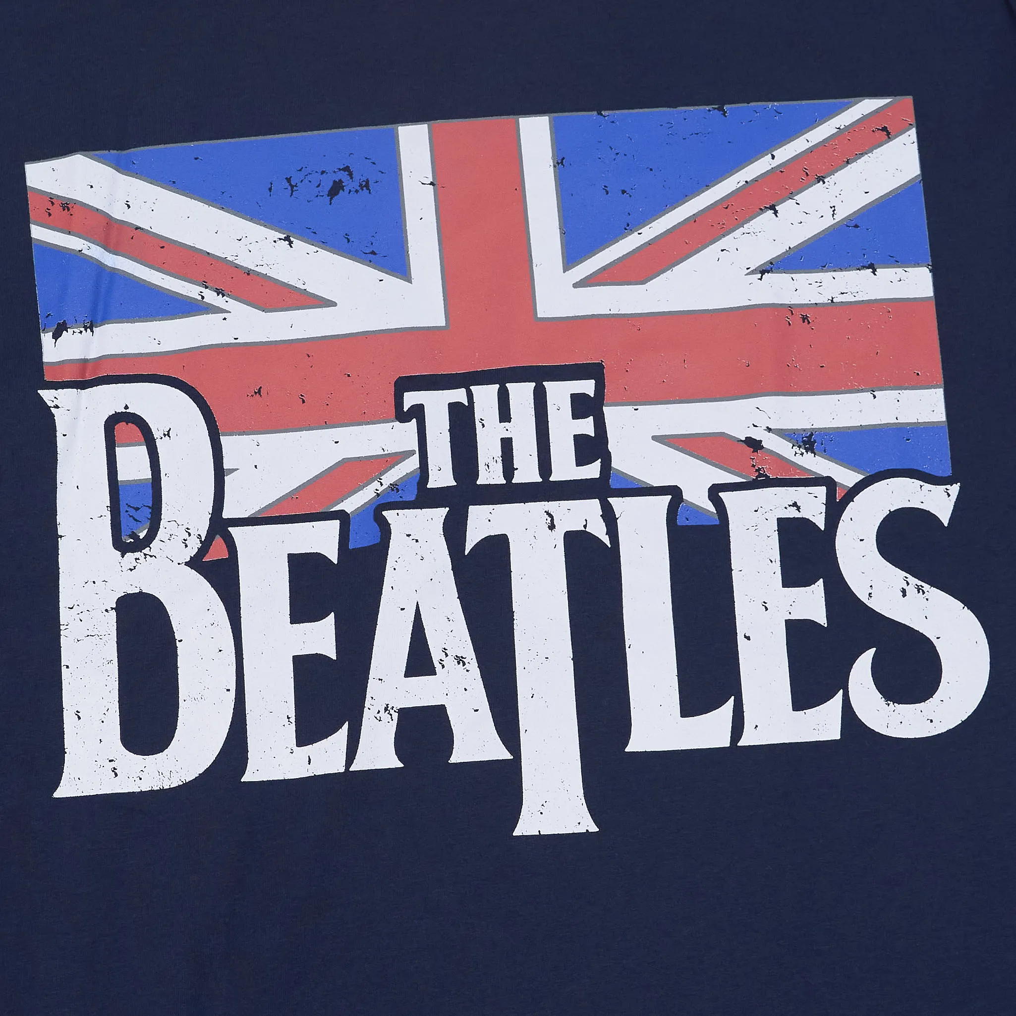 The Beatels Union Jack Ringer Crew Neck T-Shirt sold by DeeCee style product image thumbnail 3