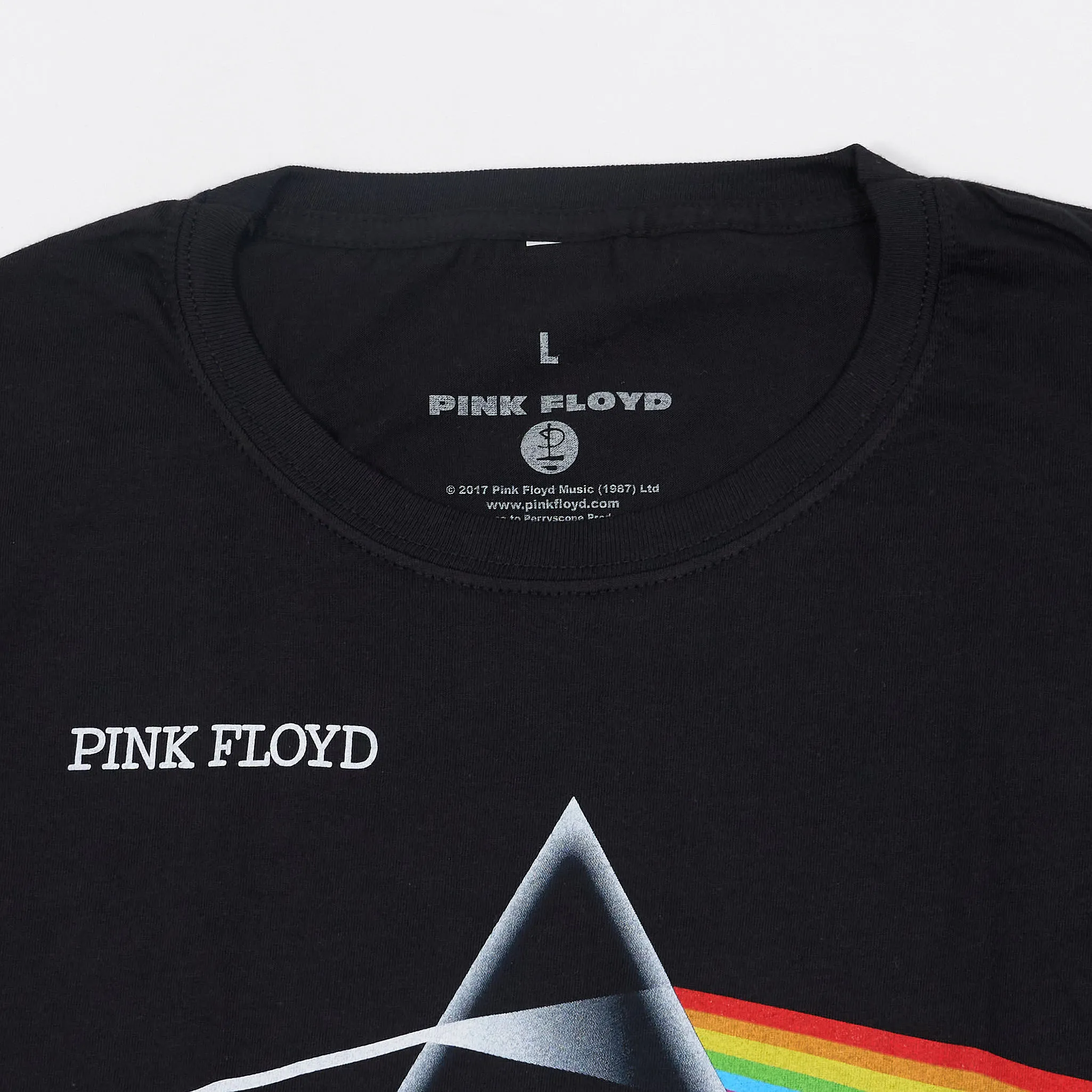 Pink Floyd Tee Dark Side Moon Crew Neck Rock T-Shirt sold by DeeCee style product image thumbnail 3