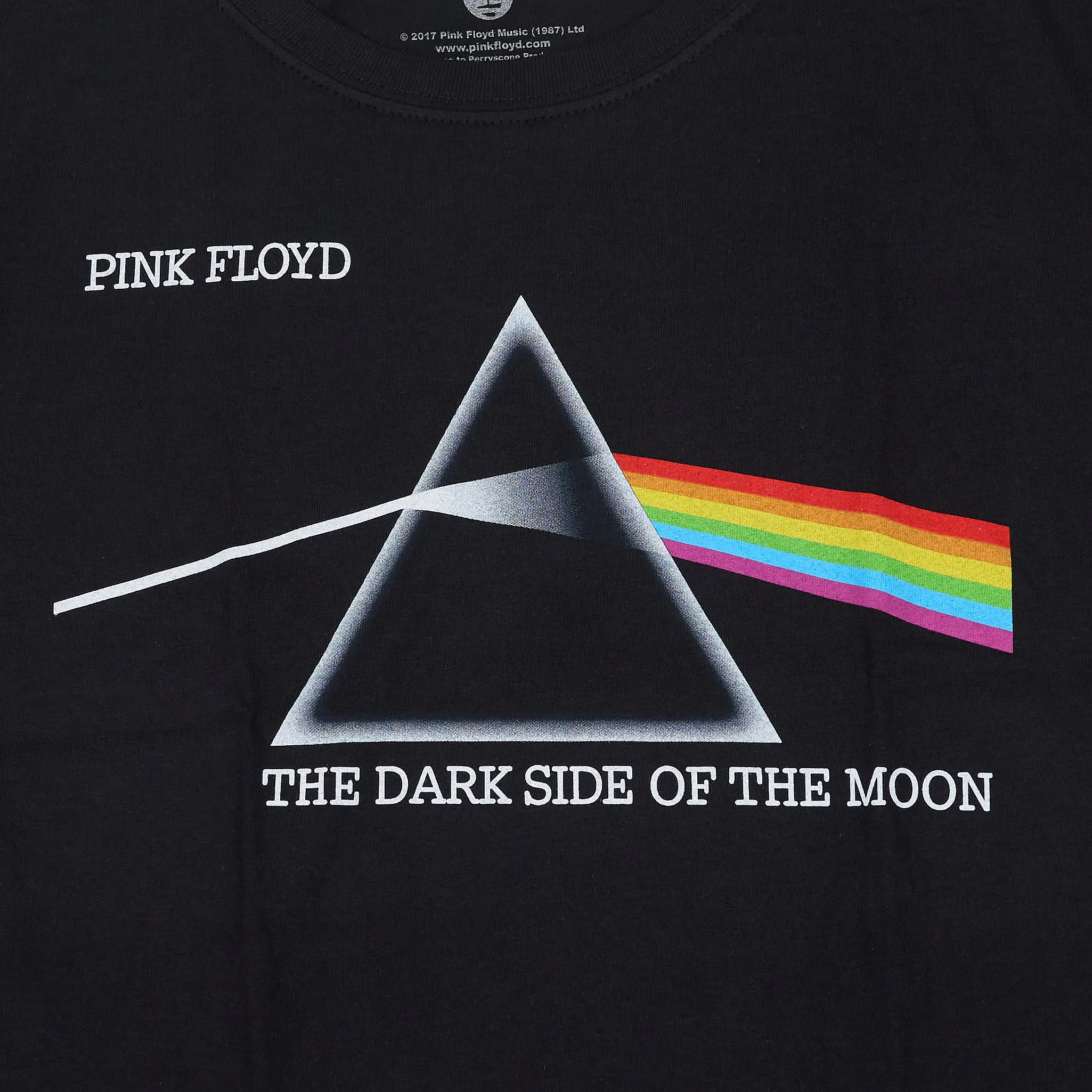 Pink Floyd Tee Dark Side Moon Crew Neck Rock T-Shirt sold by DeeCee style product image thumbnail 2