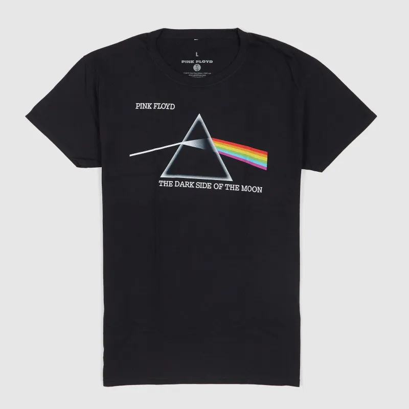 Pink Floyd Tee Dark Side Moon Crew Neck Rock T-Shirt sold by DeeCee style