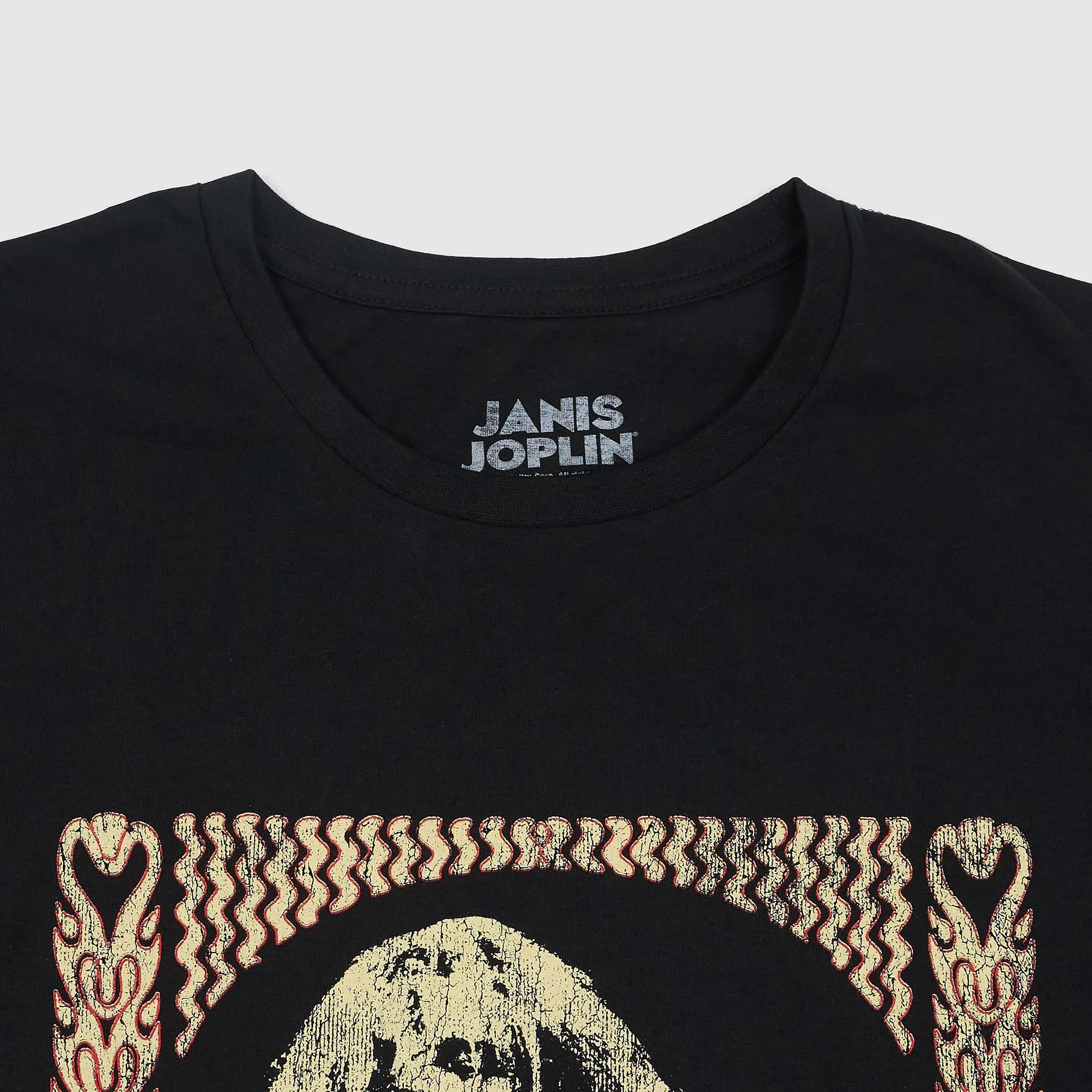 Janis Joplin 'Vintage Poster' Crew Neck Rock T-Shirt sold by DeeCee style product image thumbnail 3
