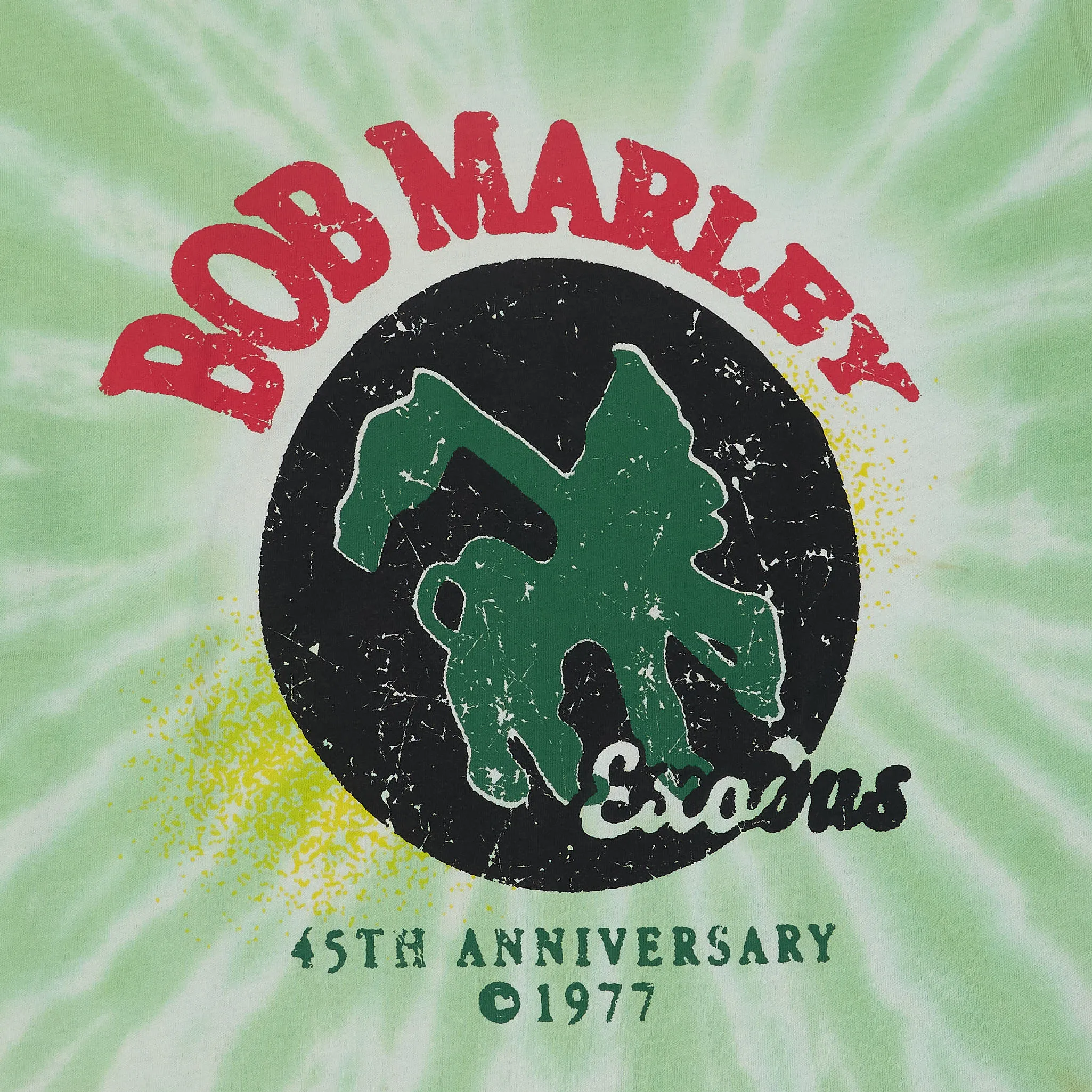 Bob Marley Tee 45th 1977 Crew Neck Batik Rock T-Shirt sold by DeeCee style product image thumbnail 2