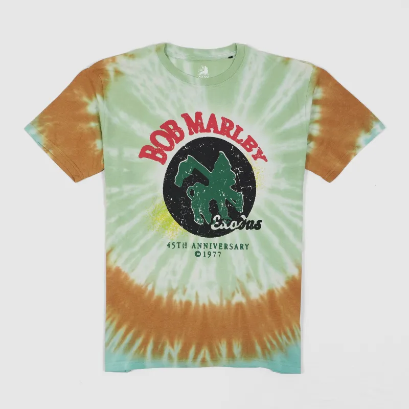 Bob Marley Tee 45th 1977 Crew Neck Batik Rock T-Shirt sold by DeeCee style