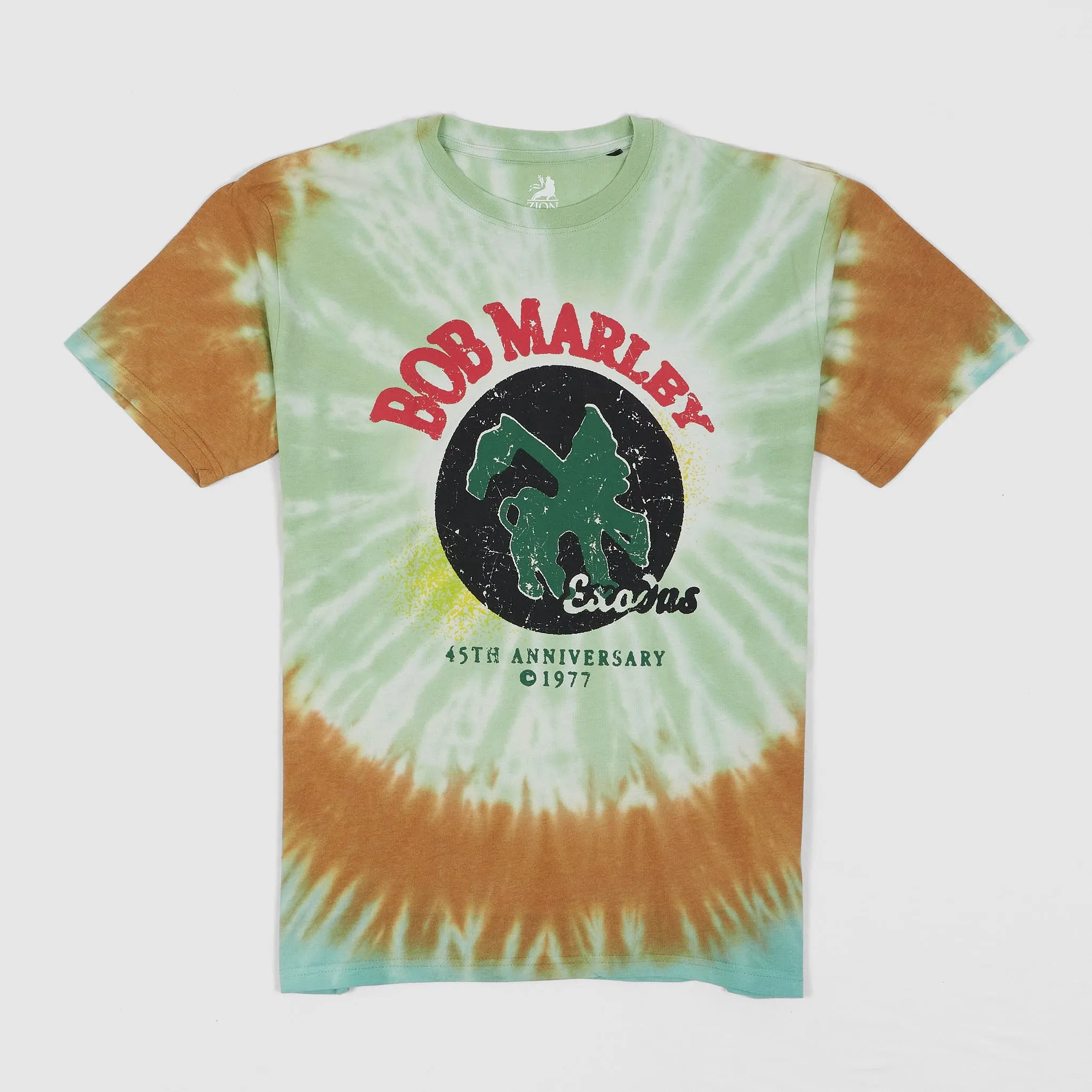 Bob Marley Tee 45th 1977 Crew Neck Batik Rock T-Shirt sold by DeeCee style