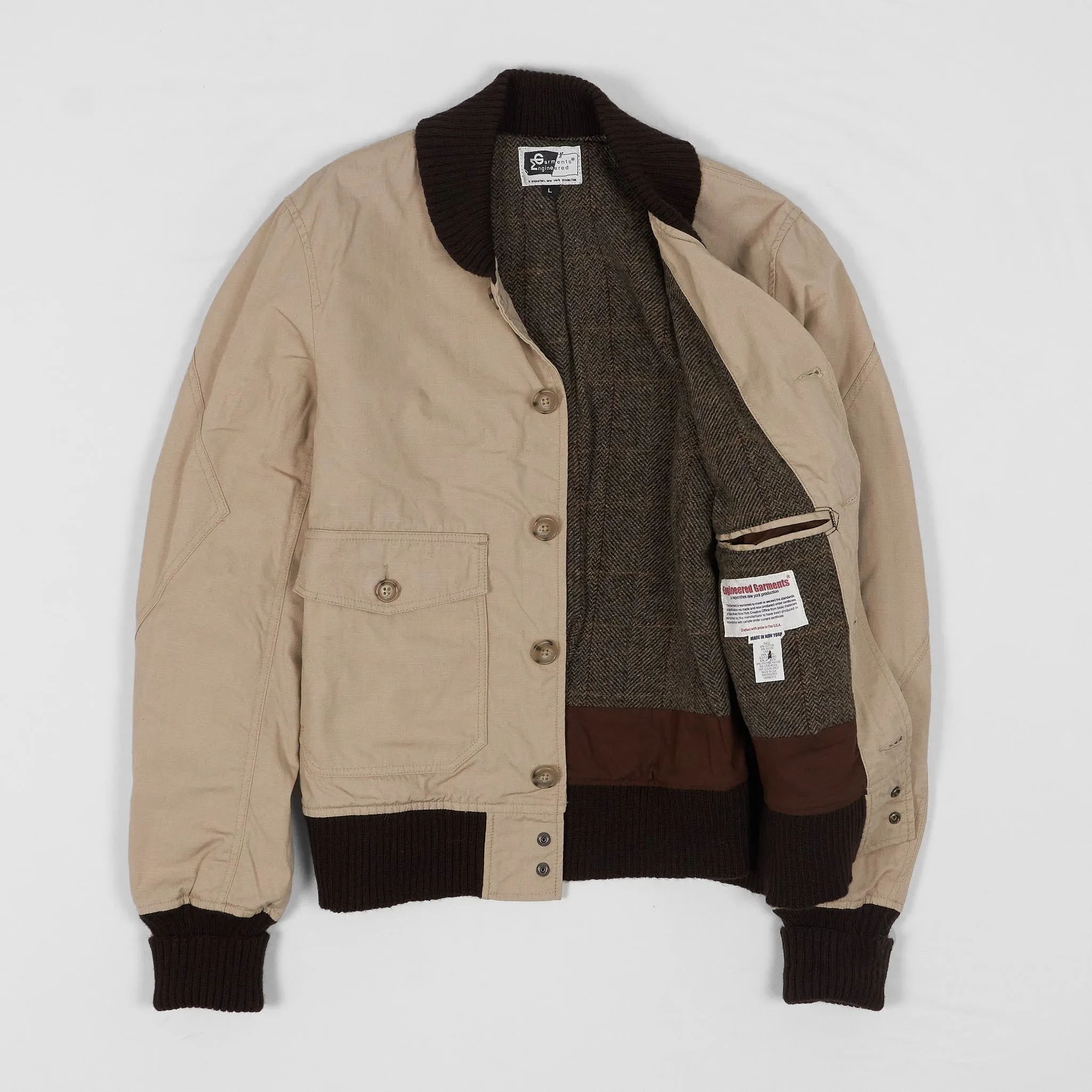 Engineered Garments Rip Stop A-1 Inspired Bomber Jacket sold by DeeCee style product image thumbnail 2