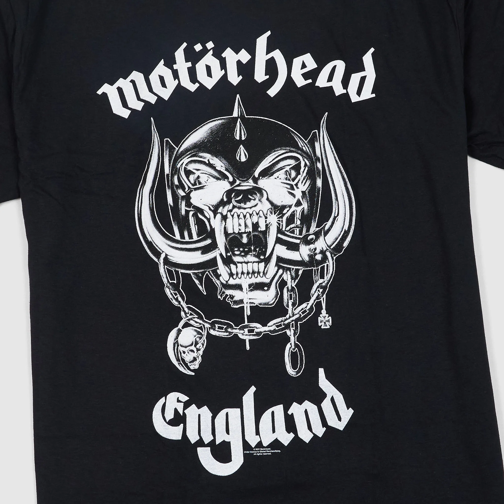 Motörhead Tee England Crew Neck Rock T-Shirt sold by DeeCee style product image thumbnail 2