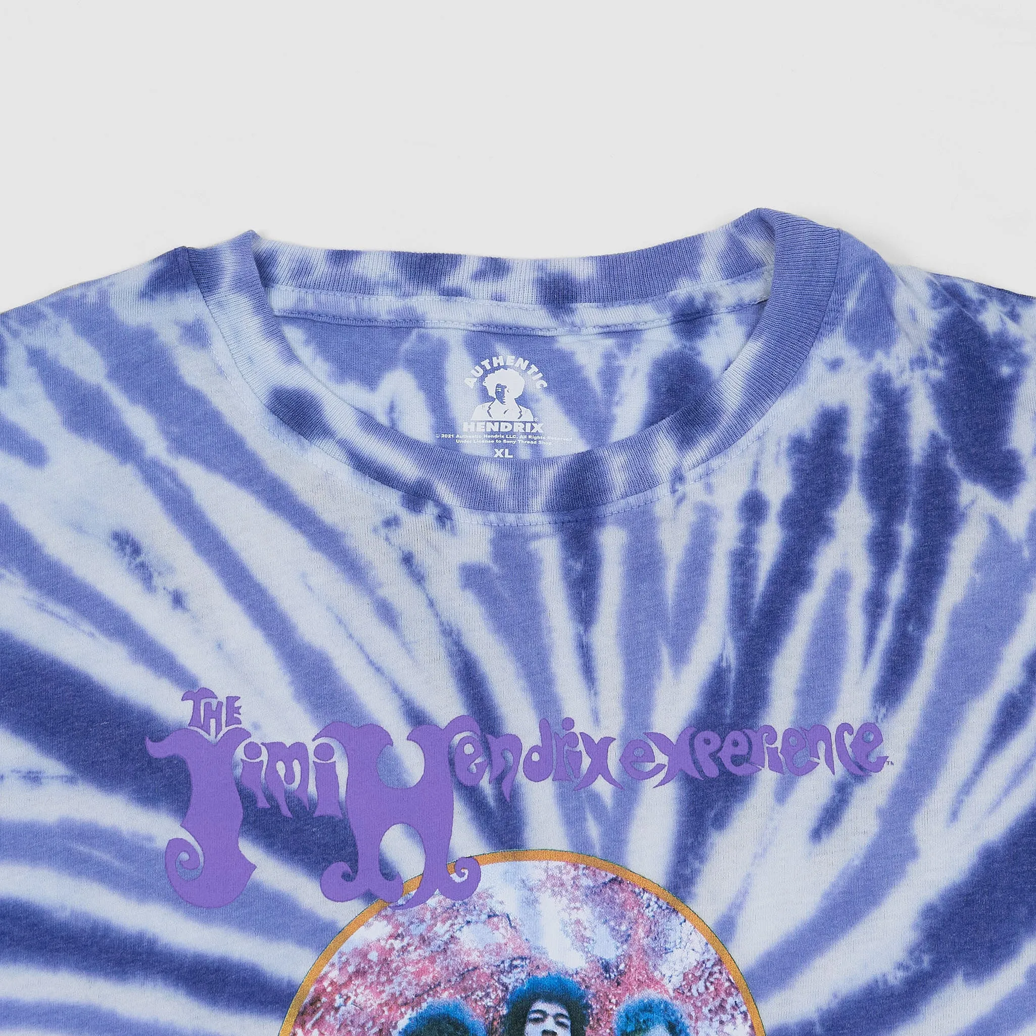 Jimi Hendrix Are Yous Experienced Crew Neck Batik T-Shirt sold by DeeCee style product image thumbnail 3