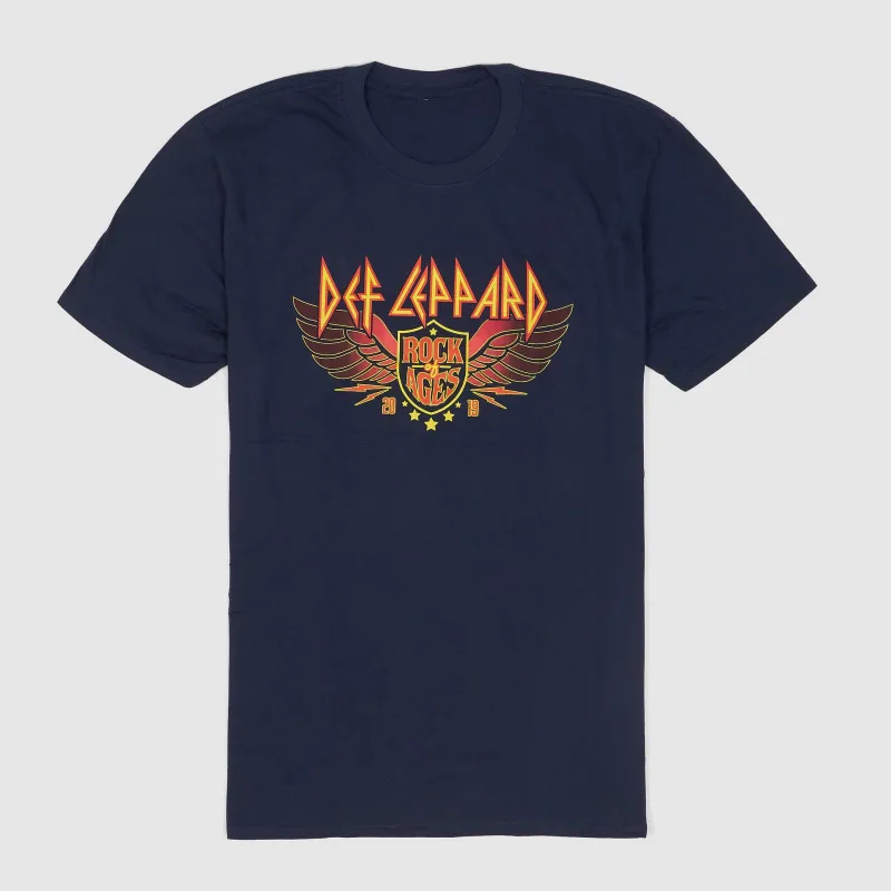 Def Leppard 2019 Tour Crew Neck Rock T-Shirt sold by DeeCee style