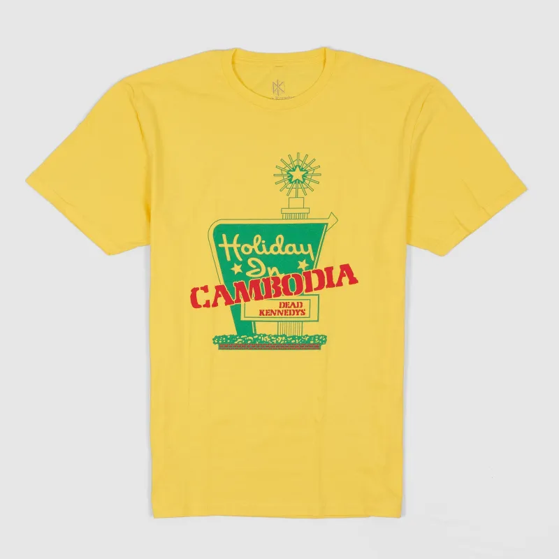 Dead Kennedys Holiday in Cambodia Crew Neck Rock T-Shirt sold by DeeCee style