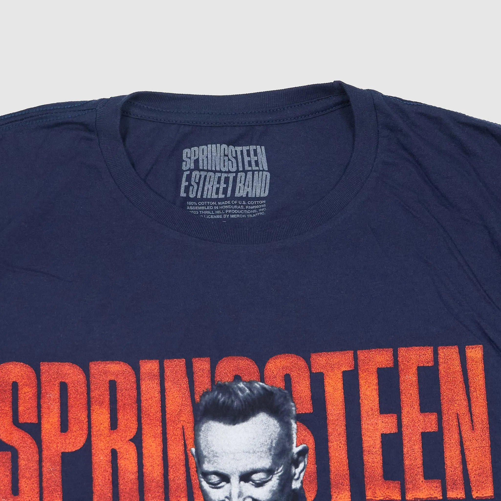 Bruce Springsten 23 Tour Guitar Crew Neck Rock T-Shirt sold by DeeCee style product image thumbnail 4