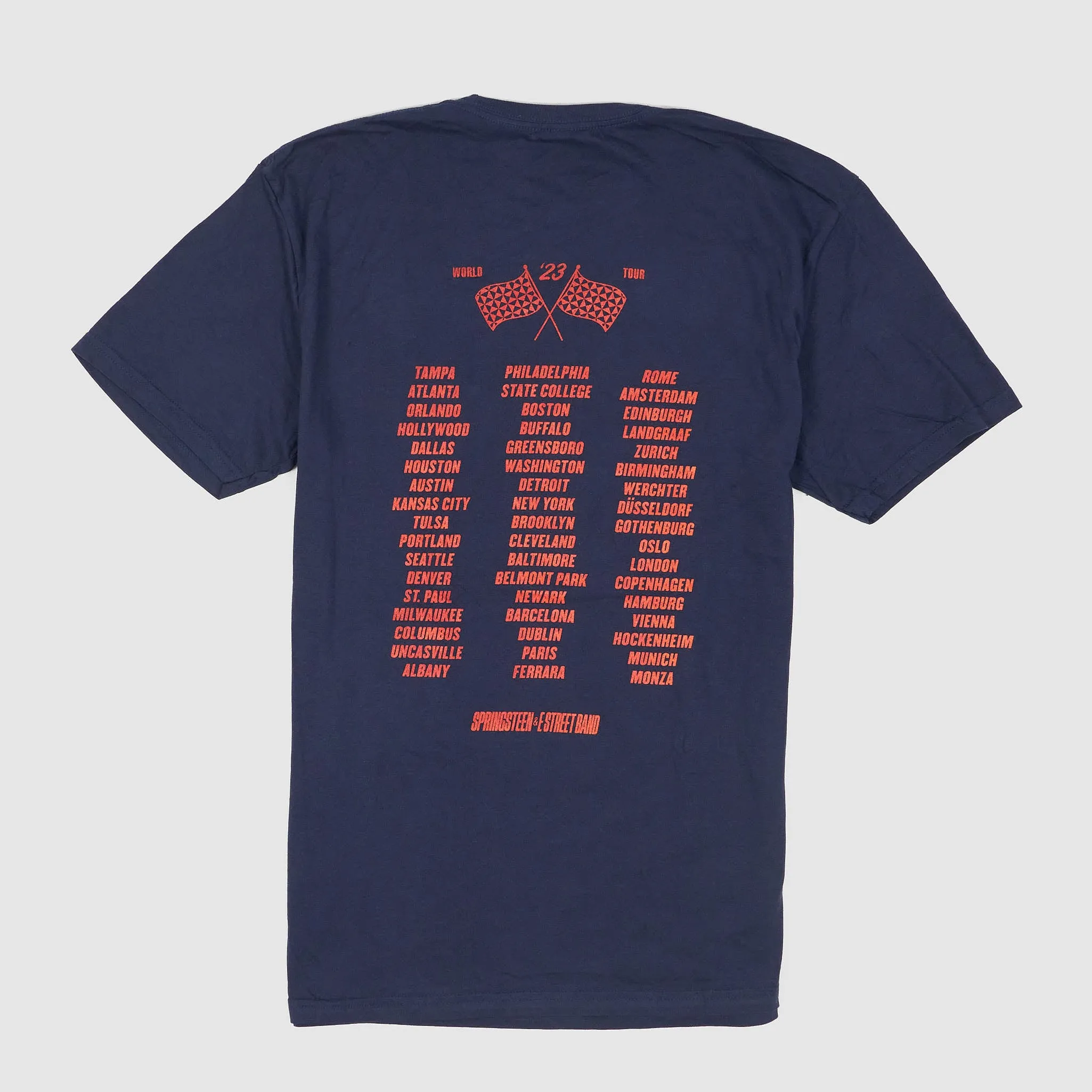 Bruce Springsten 23 Tour Guitar Crew Neck Rock T-Shirt sold by DeeCee style product image thumbnail 2