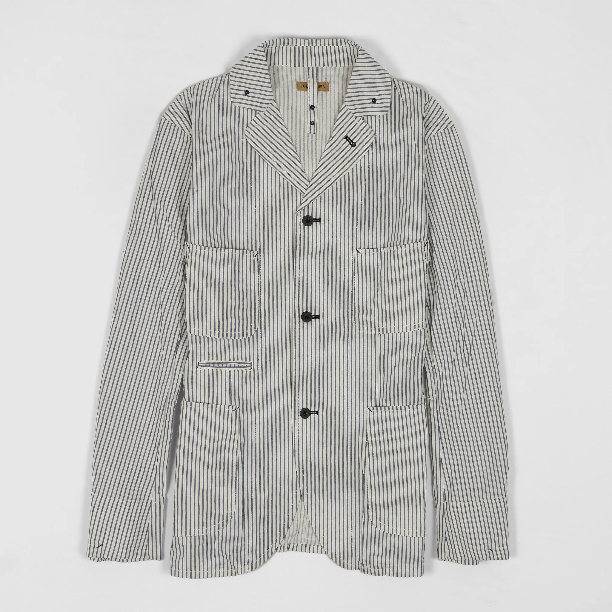 Tossy Miura Pin Striped Work Blazer sold by DeeCee style