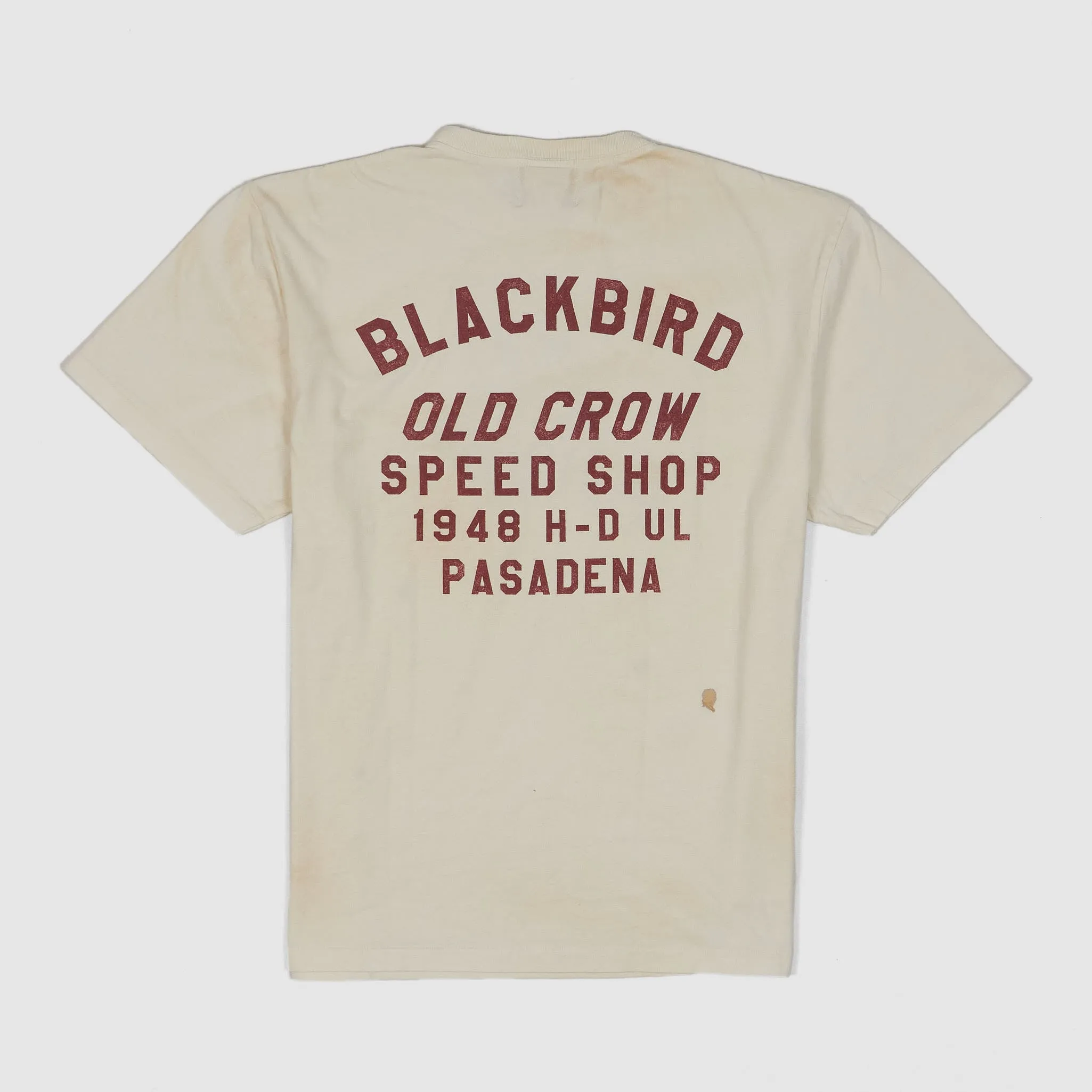 Old Crow Speed Shop by Glad Hand & Co. Blackbird Short Sleeve Crew Neck T-Shirt sold by DeeCee style product image thumbnail 2