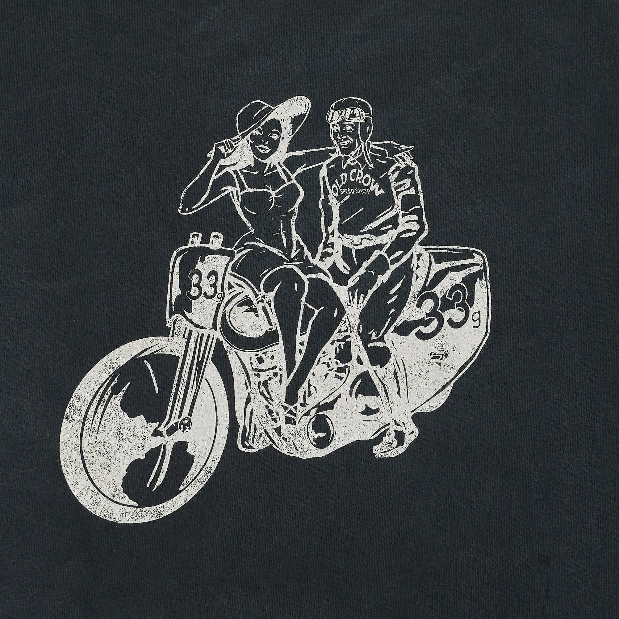 Old Crow Speed Shop by Glad Hand & Co. Blackbird Short Sleeve Crew Neck T-Shirt sold by DeeCee style product image thumbnail 5