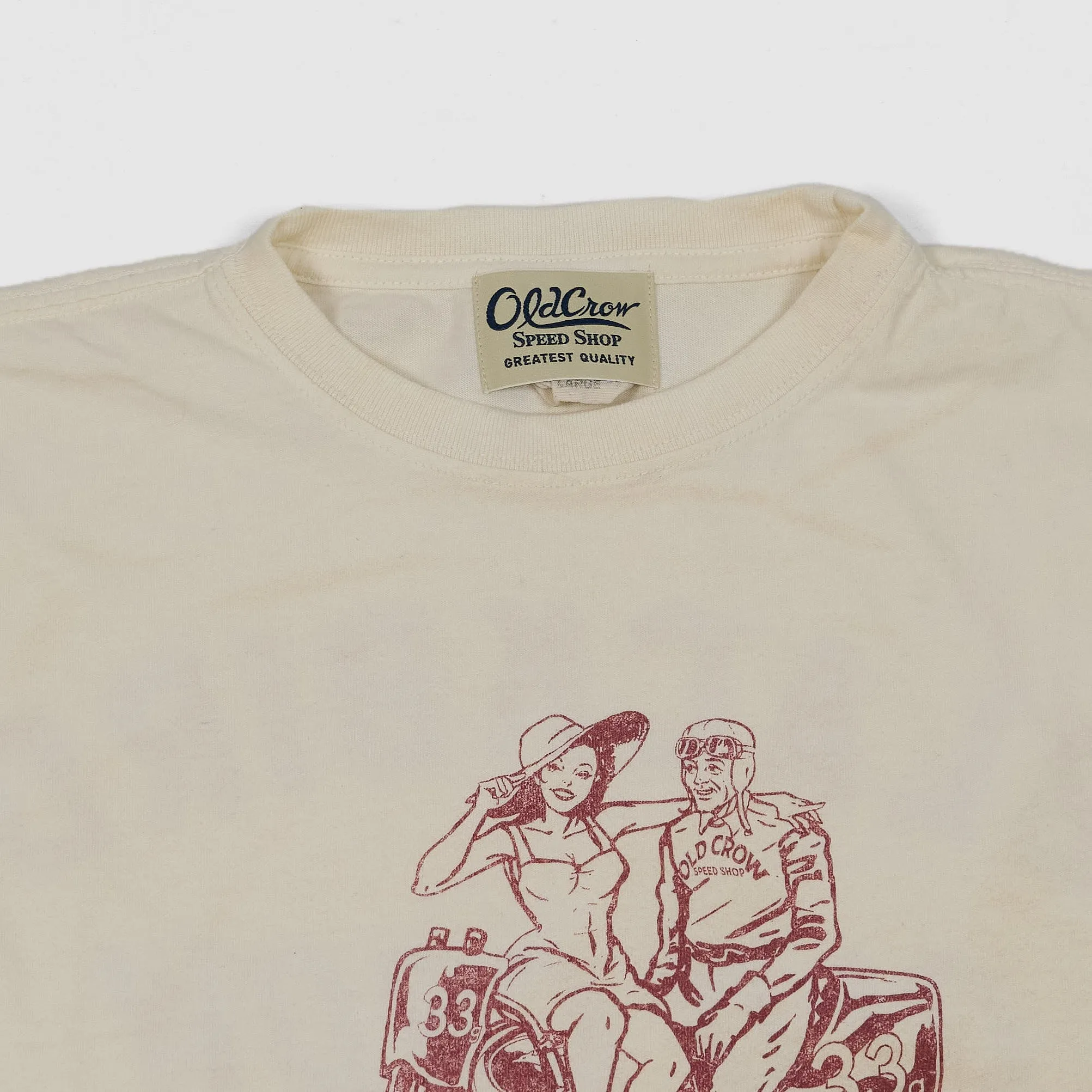 Old Crow Speed Shop by Glad Hand & Co. Blackbird Short Sleeve Crew Neck T-Shirt sold by DeeCee style product image thumbnail 3